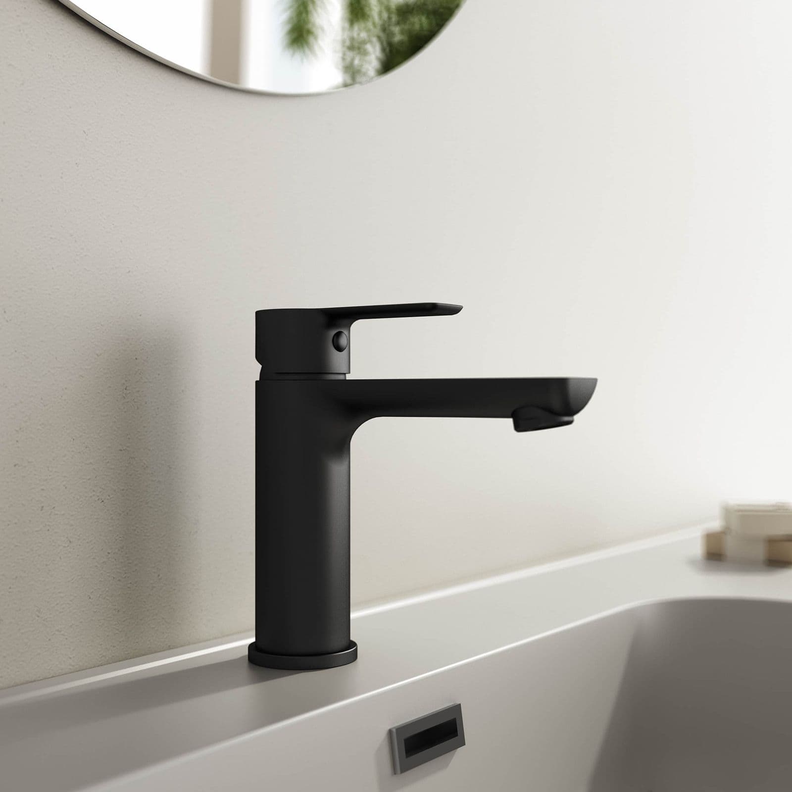 Set miscelatore lavabo e bidet con esterno doccia nero – Key