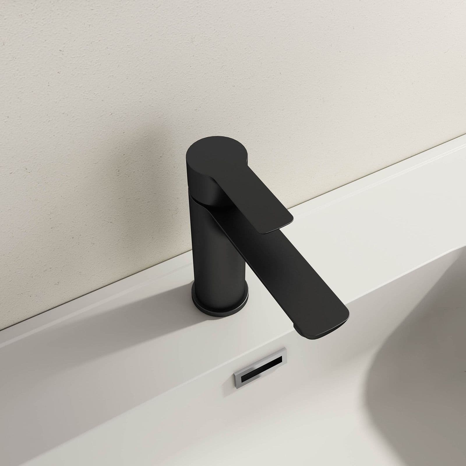 Set miscelatore lavabo e bidet con esterno doccia nero – Key