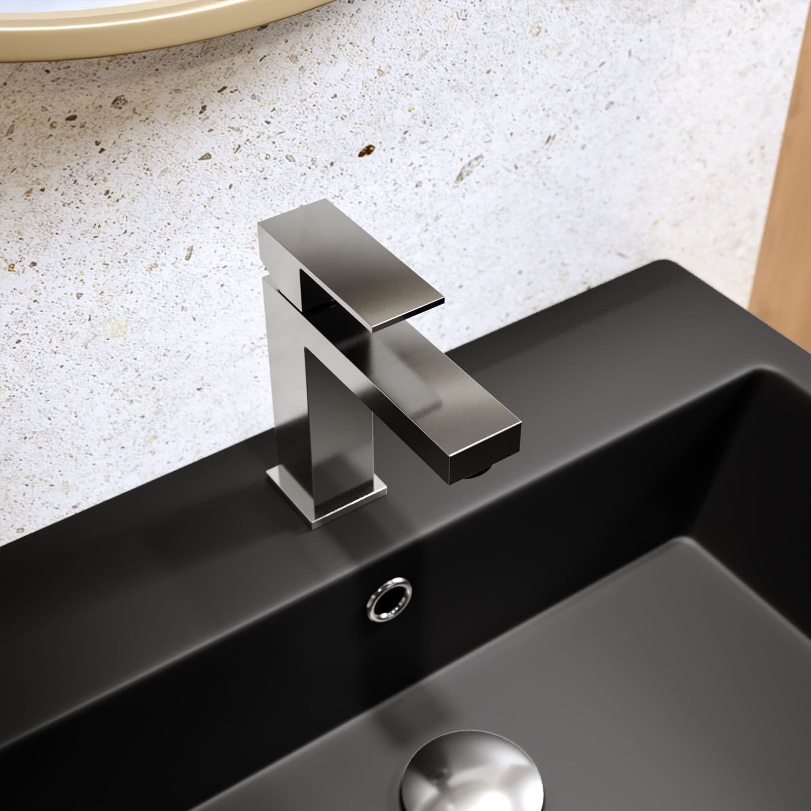 Set miscelatore lavabo e bidet con esterno vasca cromo – Kyria