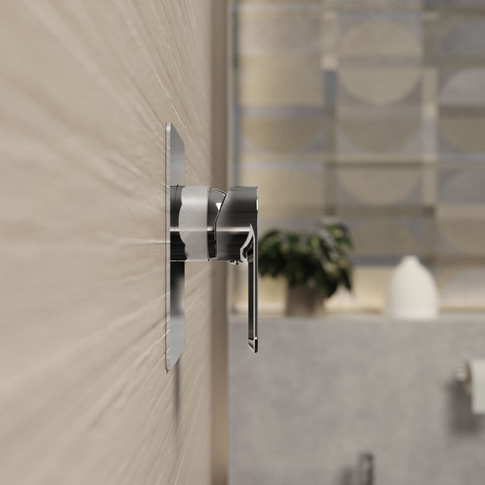 Set miscelatore lavabo e bidet con incasso doccia cromo – Fusion