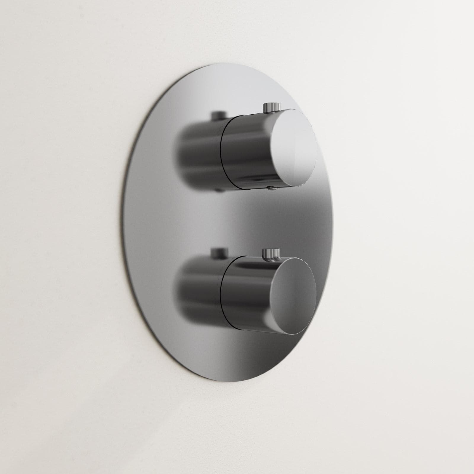 Set miscelatore lavabo e bidet con incasso doccia termostatico con deviatore cromo – Key