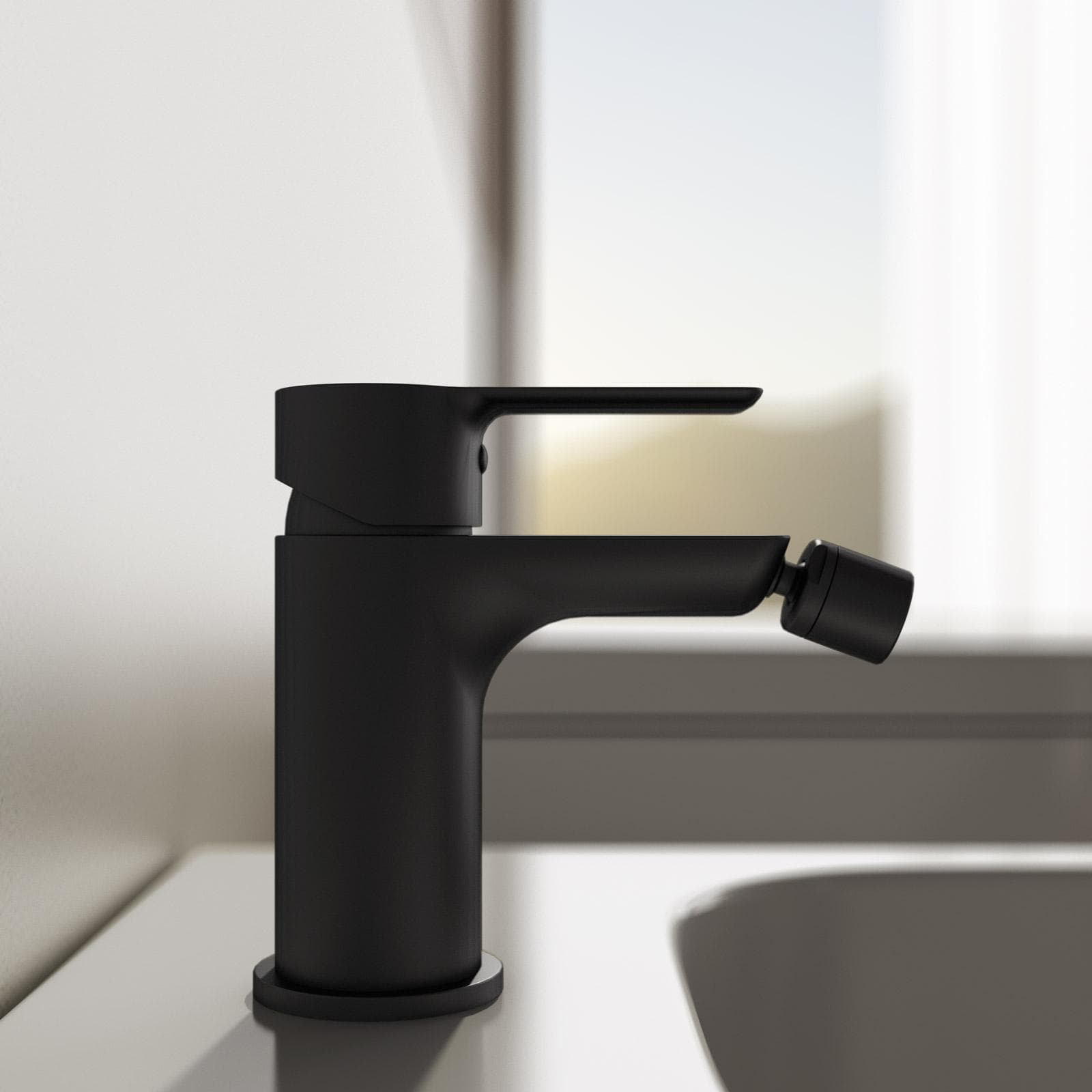 Set miscelatore lavabo e bidet nero – Key