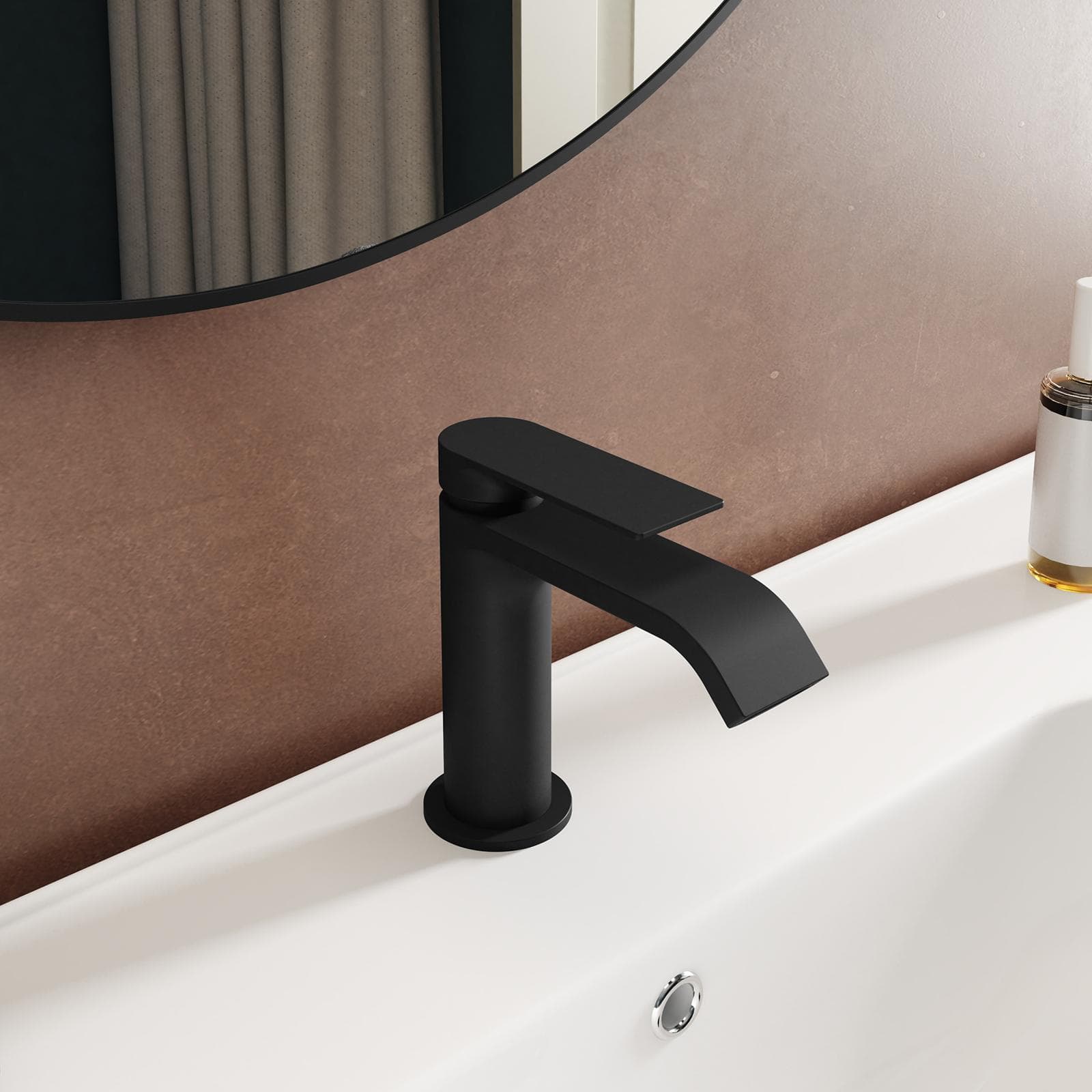 Set miscelatore lavabo e bidet nero – Iota