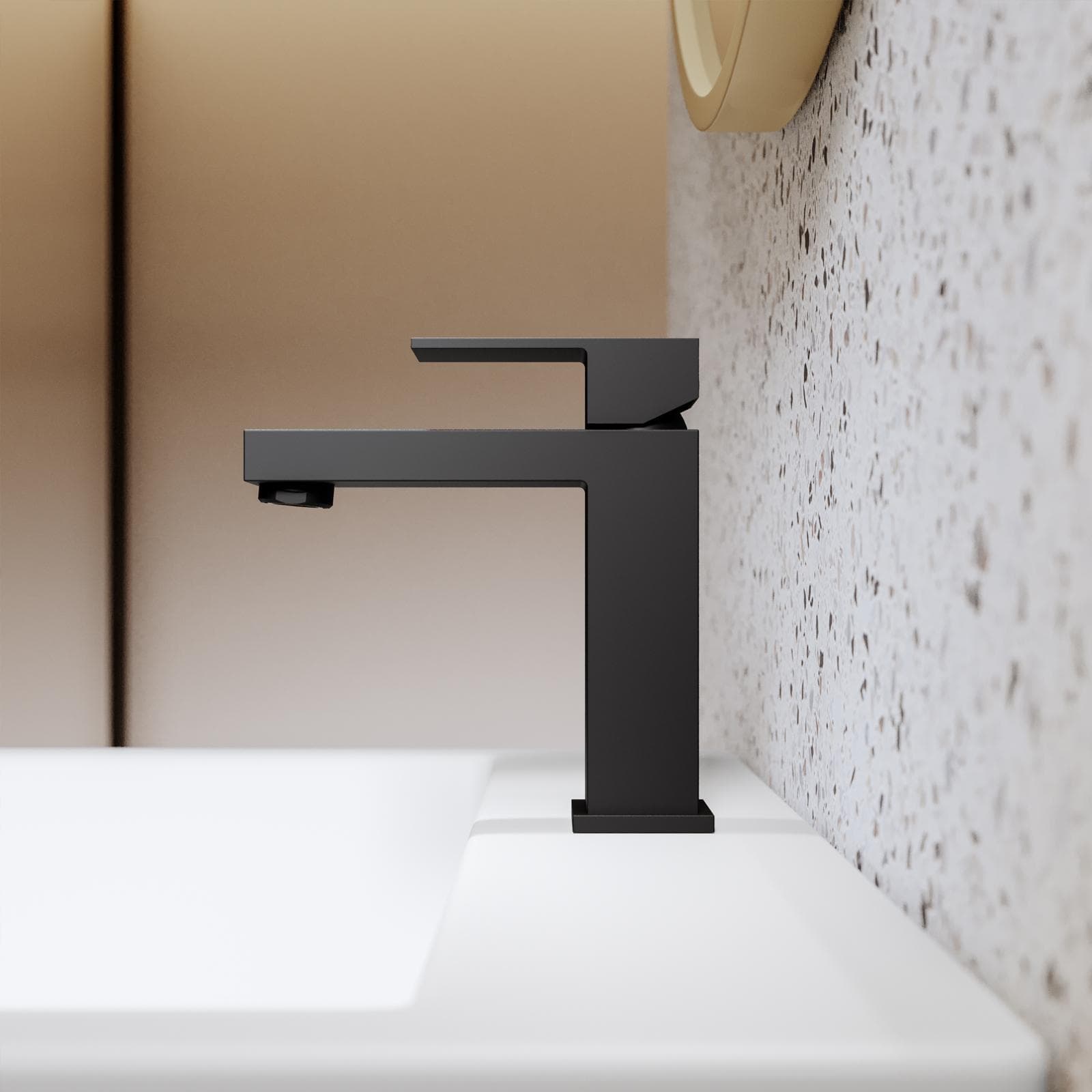 Set miscelatore lavabo e bidet nero – Kyria