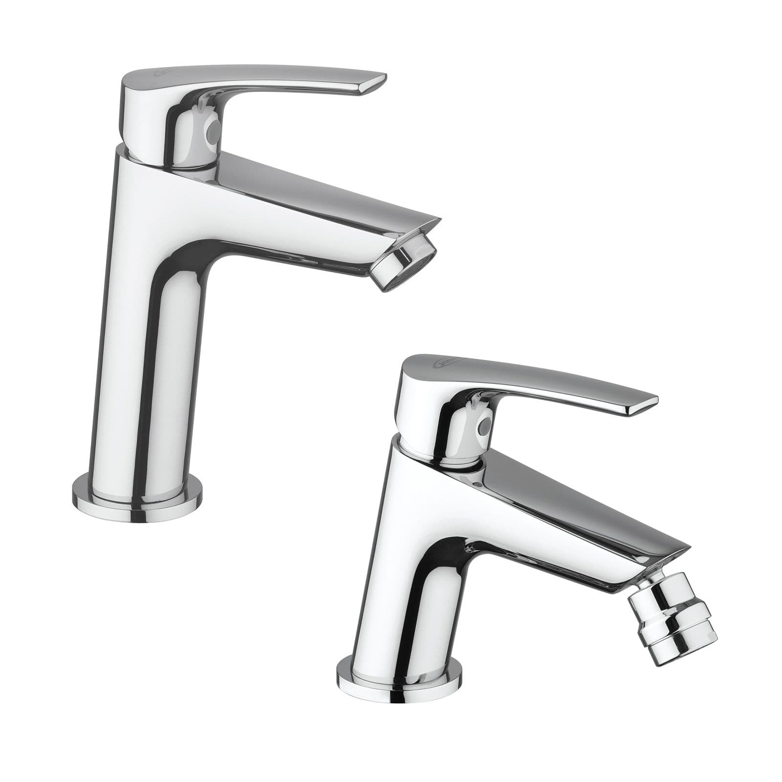 Set lavabo e bidet cromo Luce di Jacuzzi - Rubinetteria