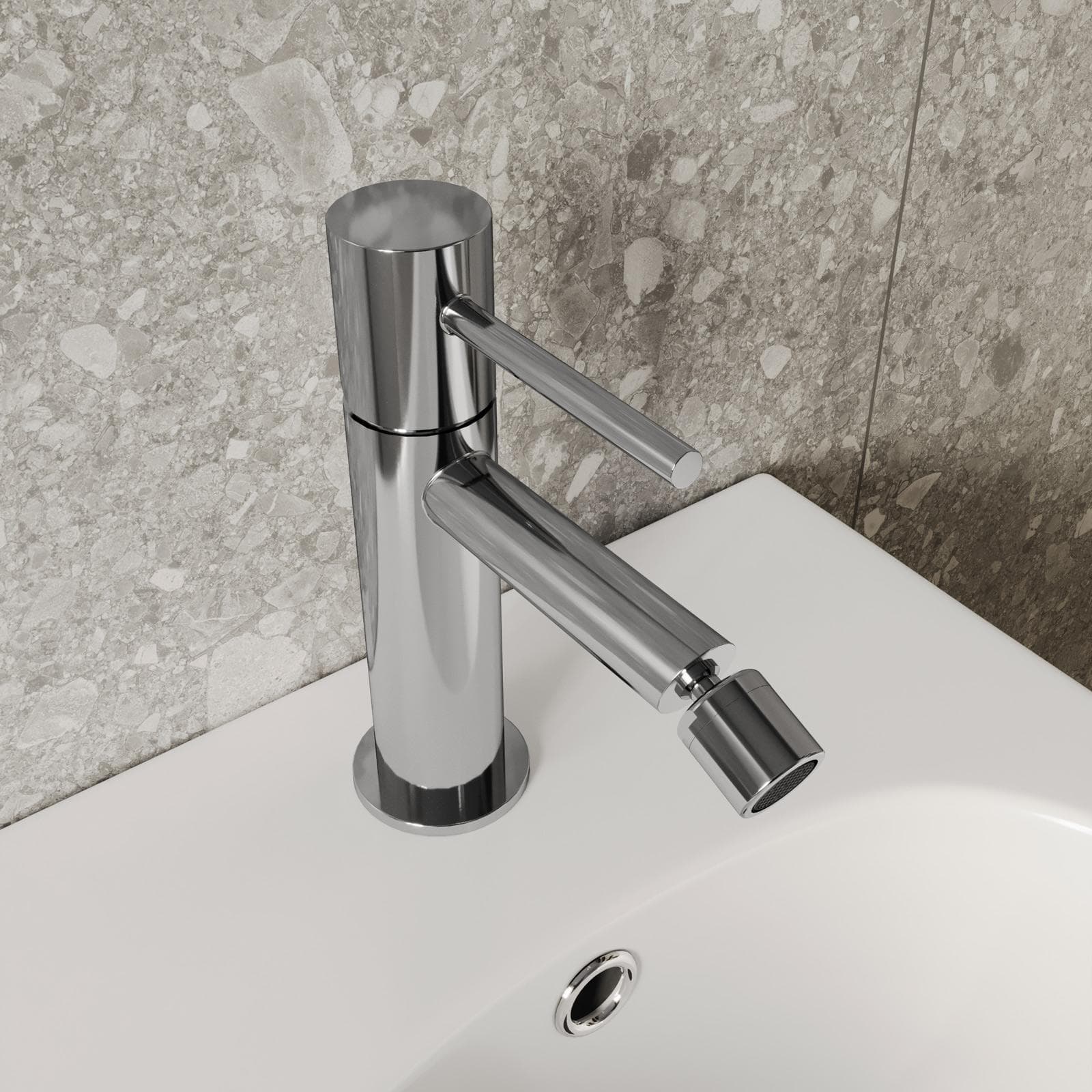 Set miscelatore lavabo a muro e bidet cromo – Oasis