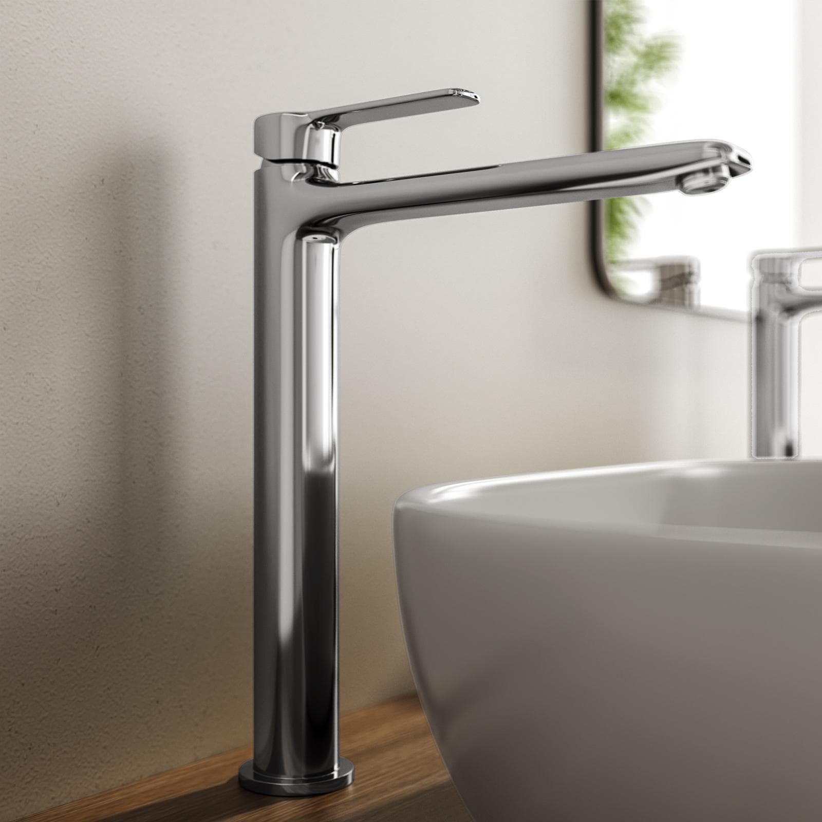 Set miscelatore lavabo alto e bidet cromo – Tila