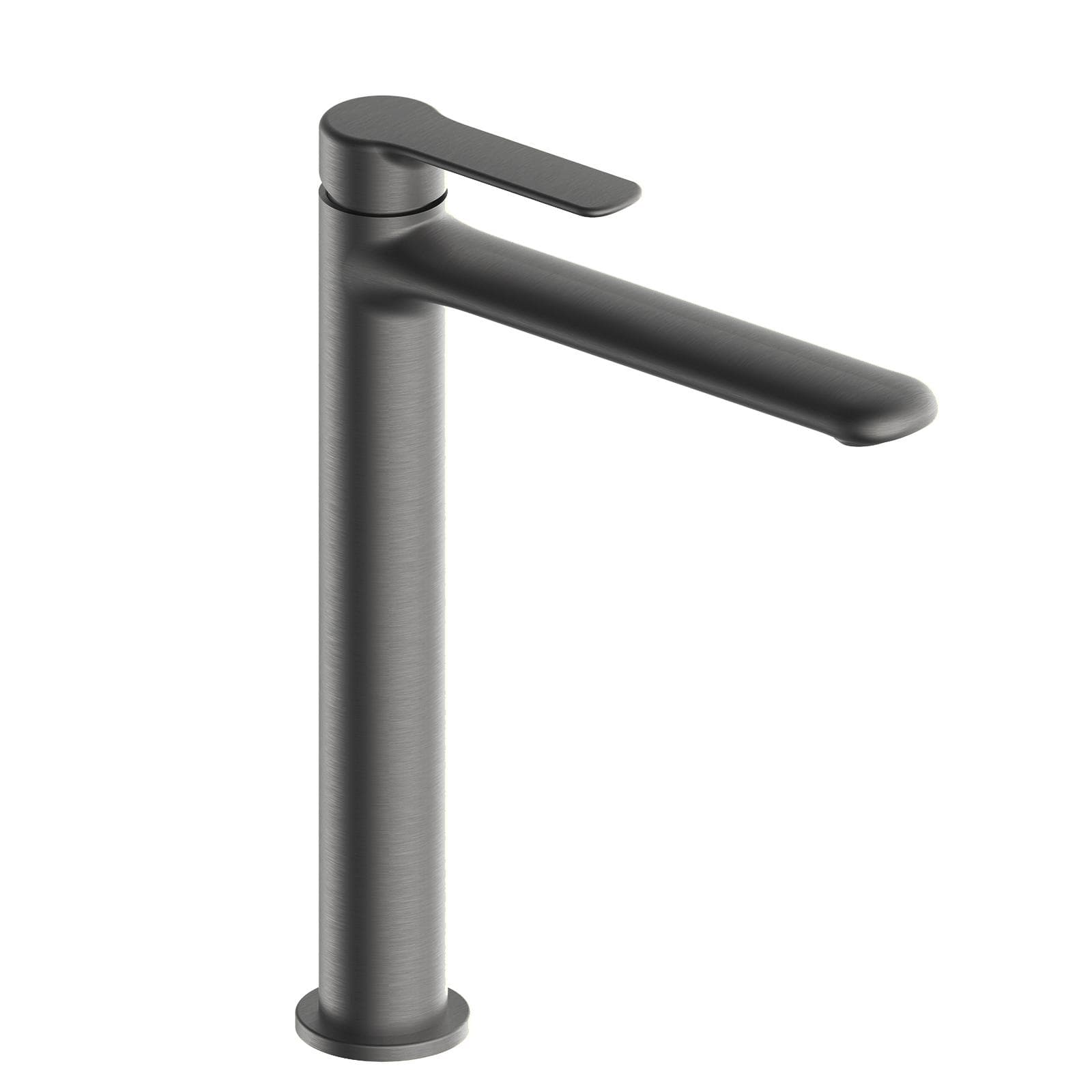 Set miscelatore lavabo alto e bidet nero spazzolato – Tila