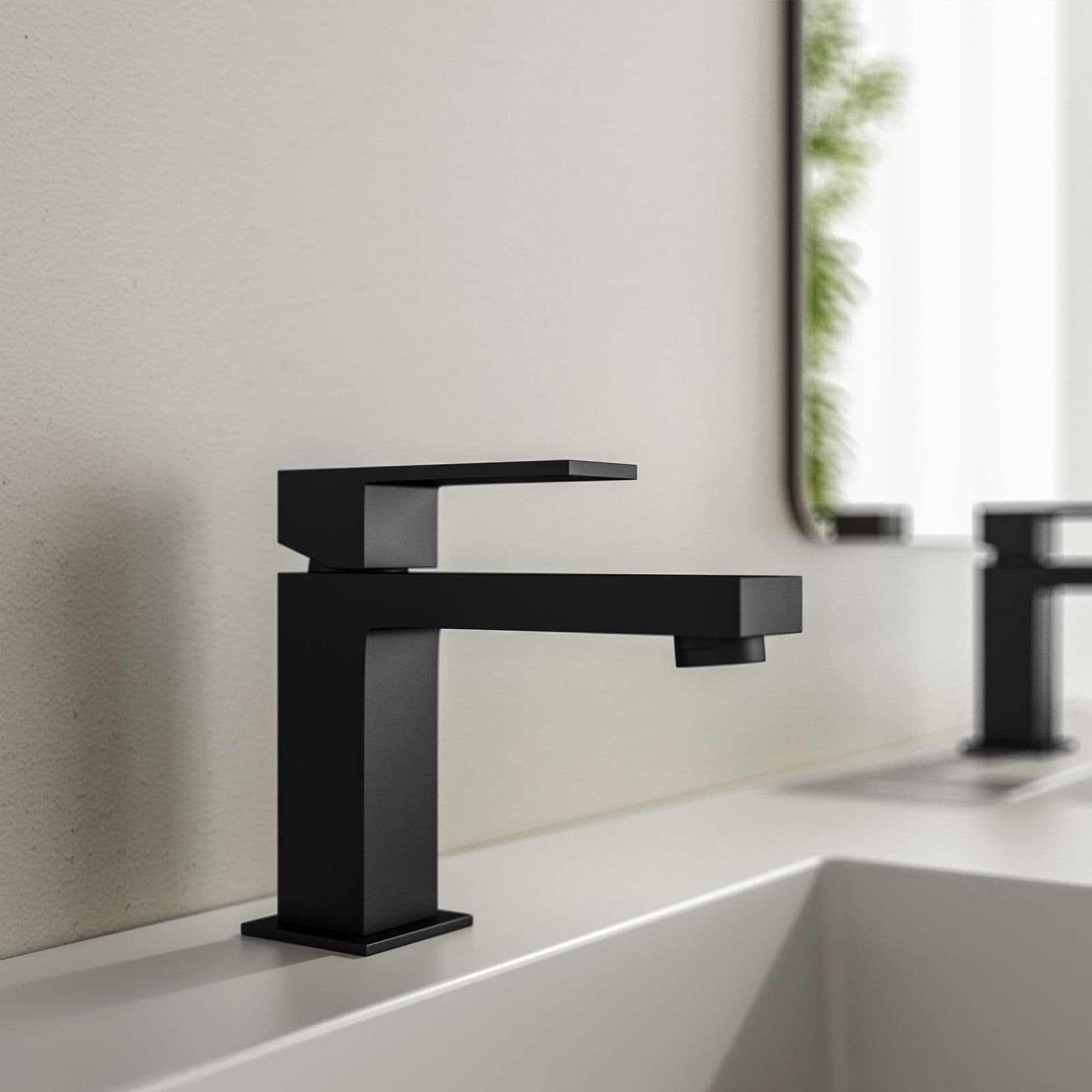 Set miscelatore lavabo bidet e incasso doccia nero – Tiamat