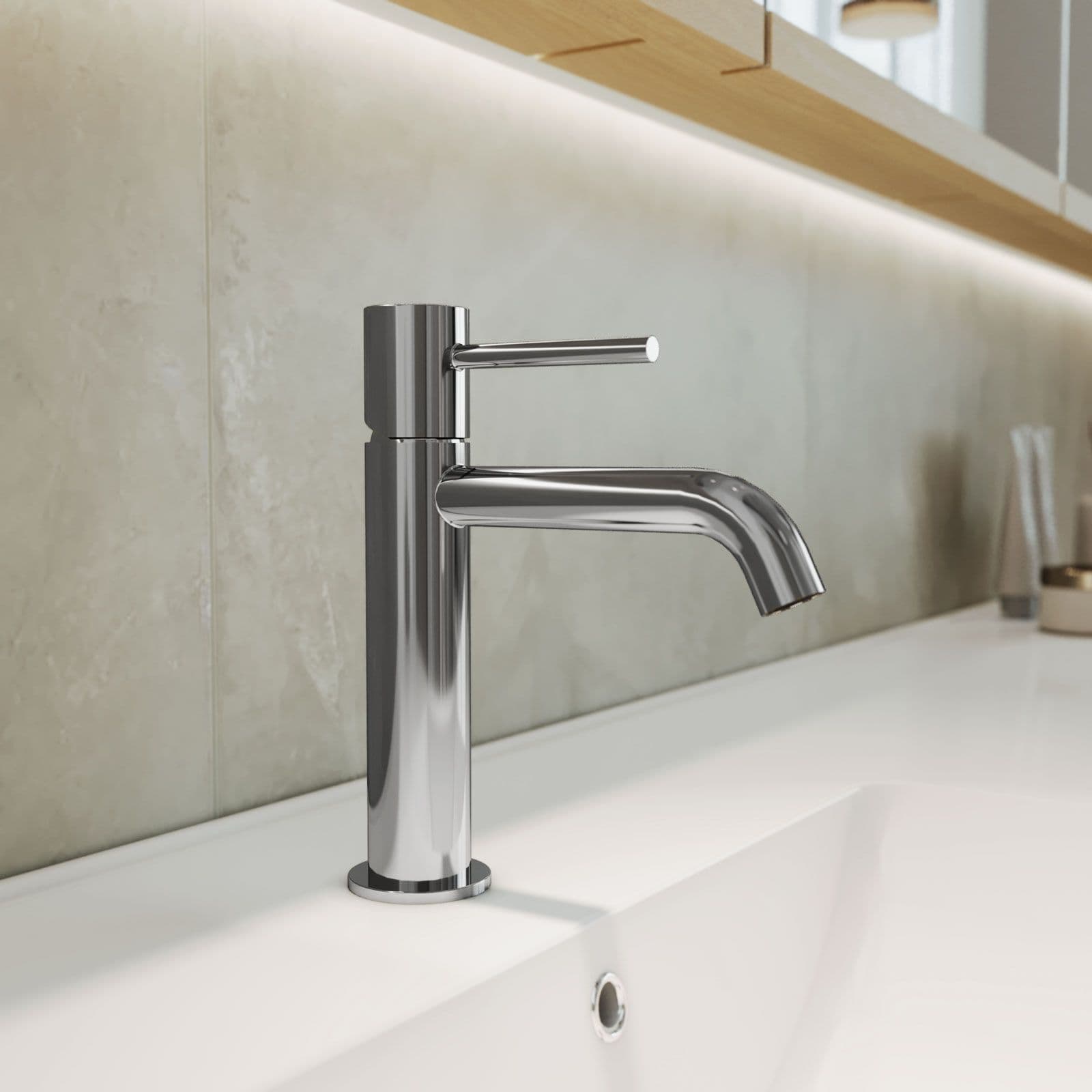 Set miscelatore lavabo e bidet con esterno doccia cromo – Oasis