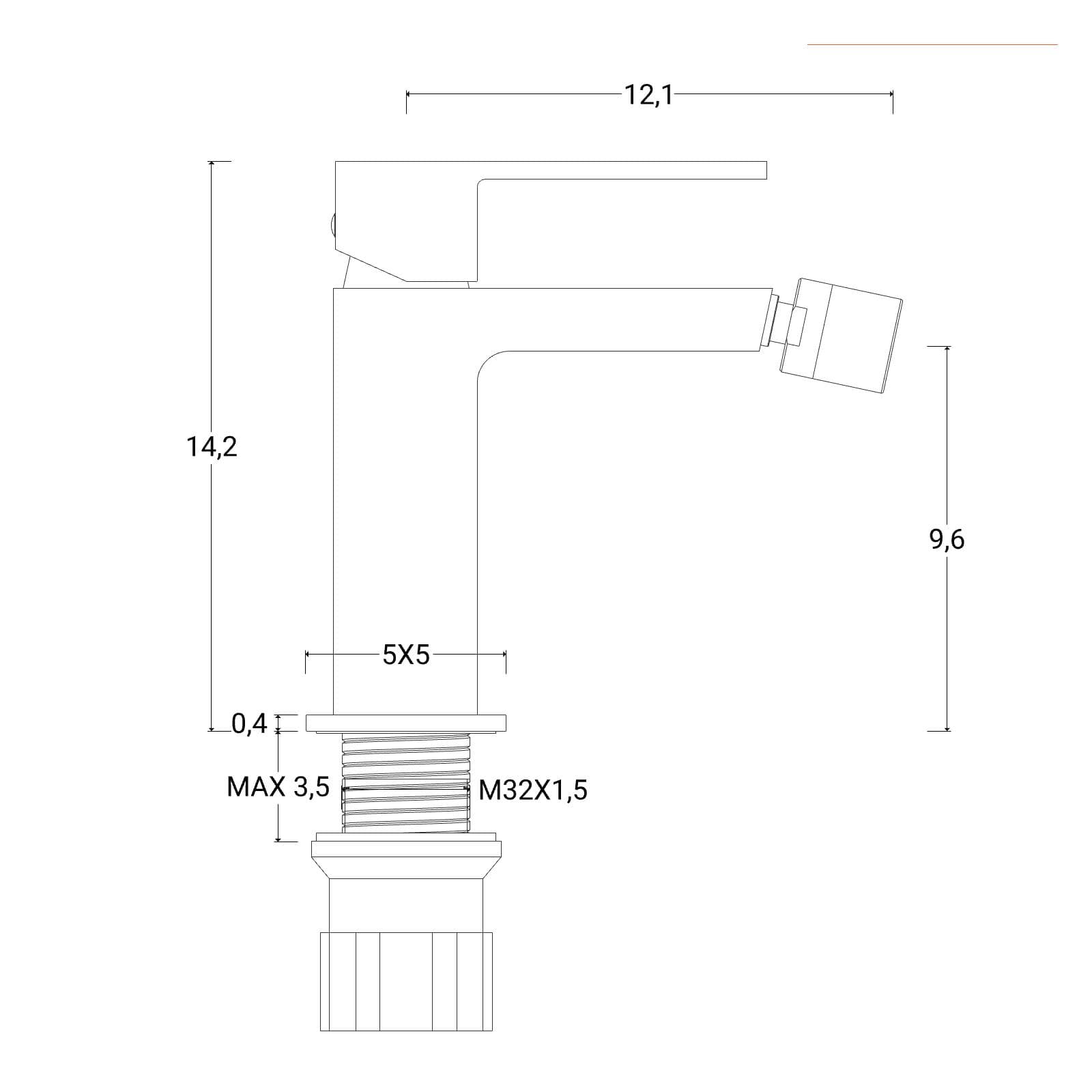 Set miscelatore lavabo e bidet cromo – Tiamat
