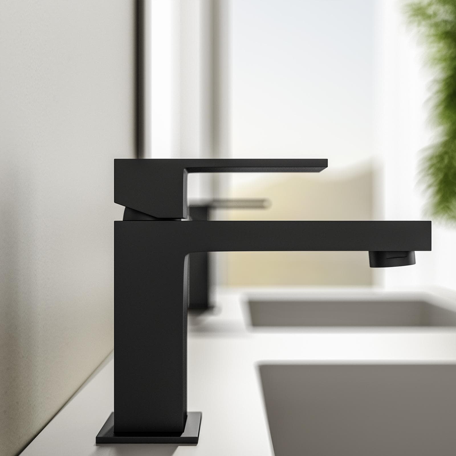 Set miscelatore lavabo e bidet nero – Tiamat