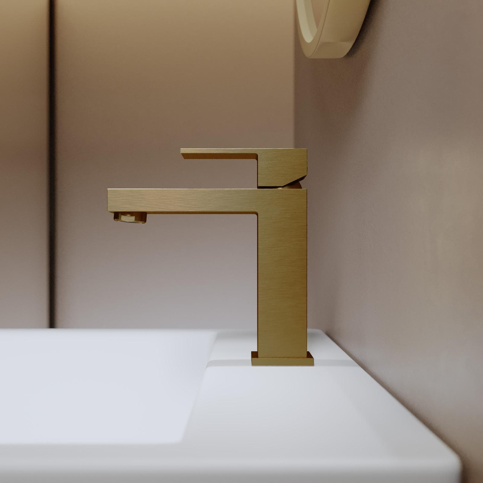 Set miscelatore lavabo e bidet oro spazzolato – Kyria