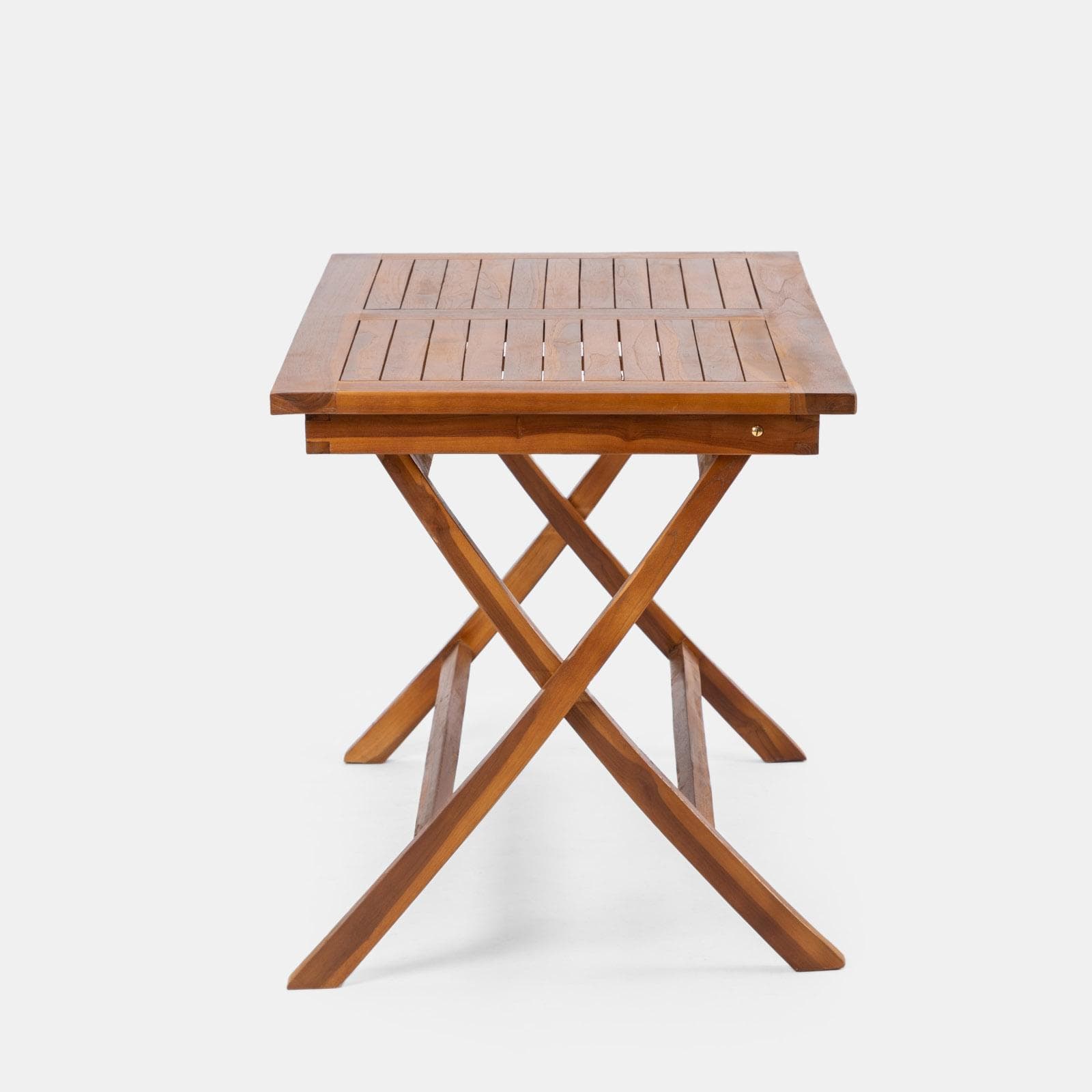 Set pranzo tavolo 120x70 cm e 4 sedie in legno teak - Louis