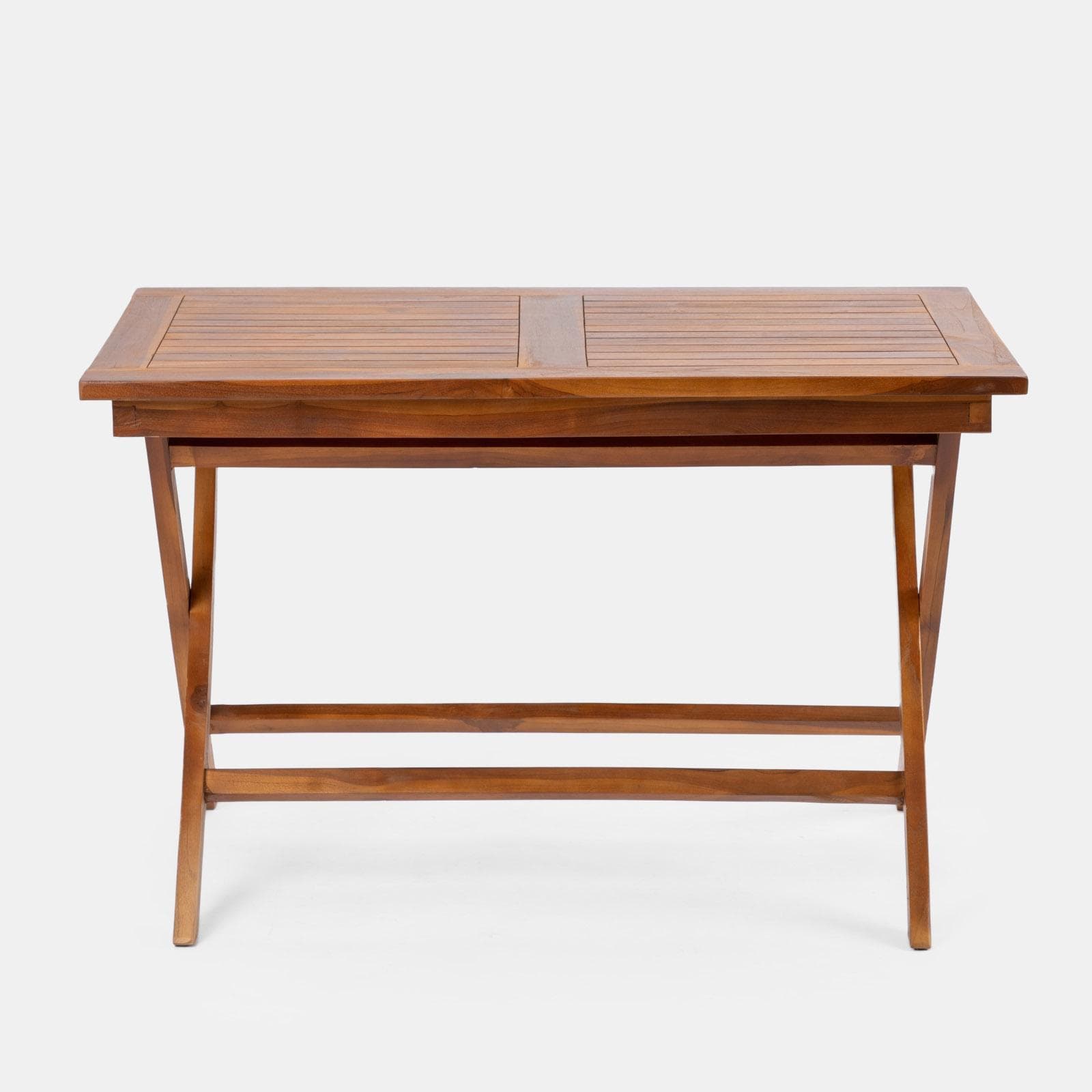 Set pranzo tavolo 120x70 cm e 4 sedie in legno teak - Louis