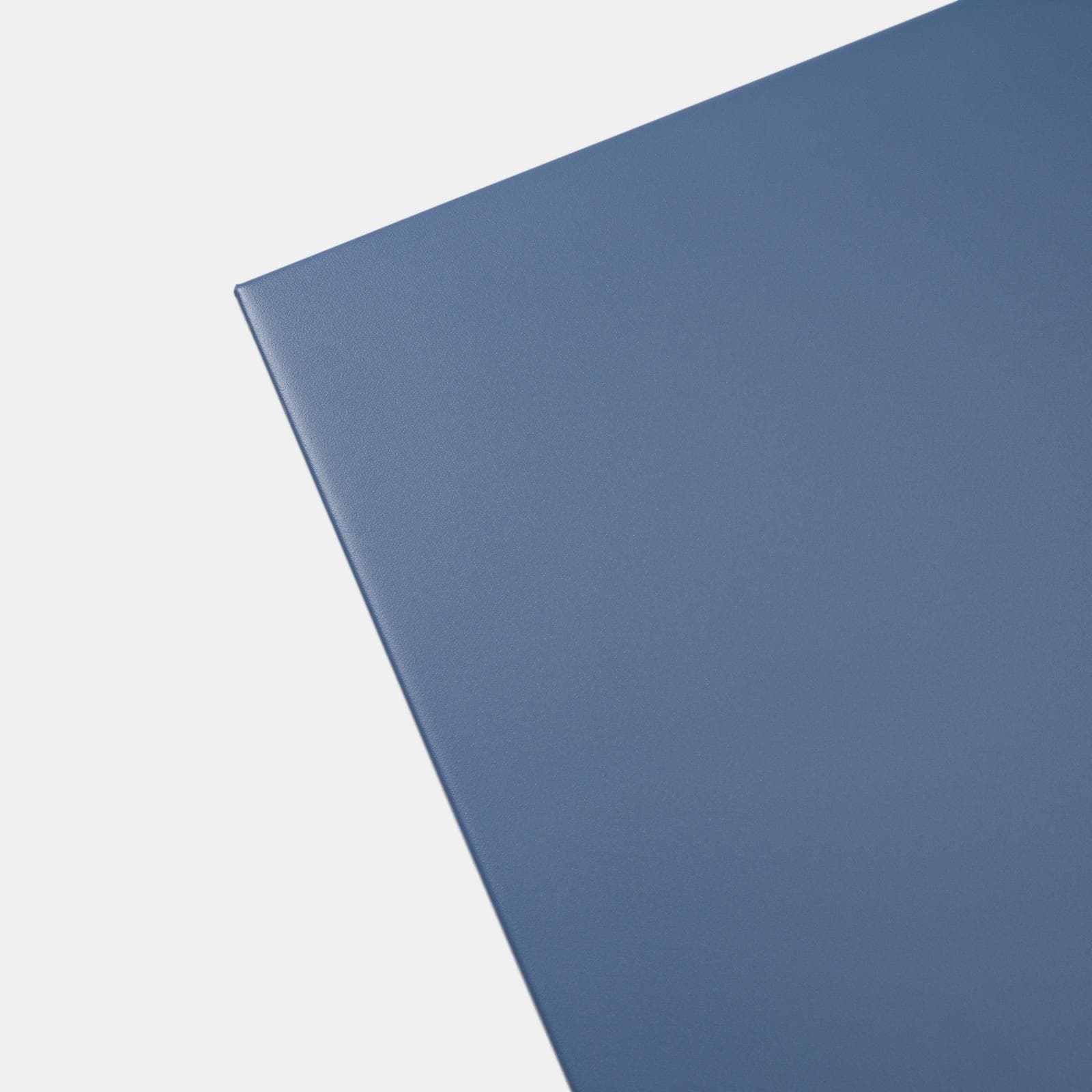 Set pranzo pieghevole tavolo 110x70 cm e 4 sedie in metallo blu ardesia - Atelier
