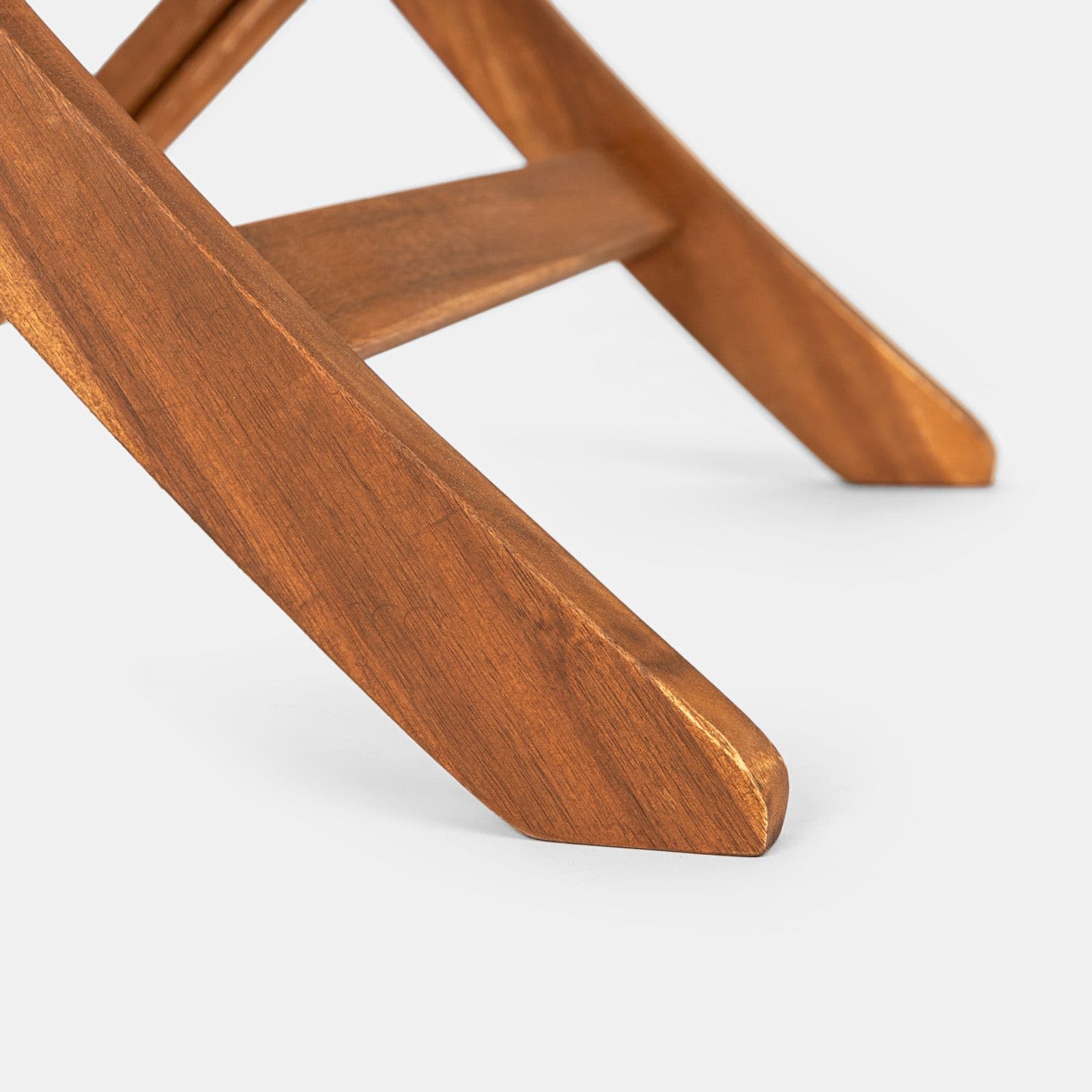 Set bistrot con tavolo pieghevole 70x70 cm e 2 sedie pieghevoli in legno di acacia - Paja