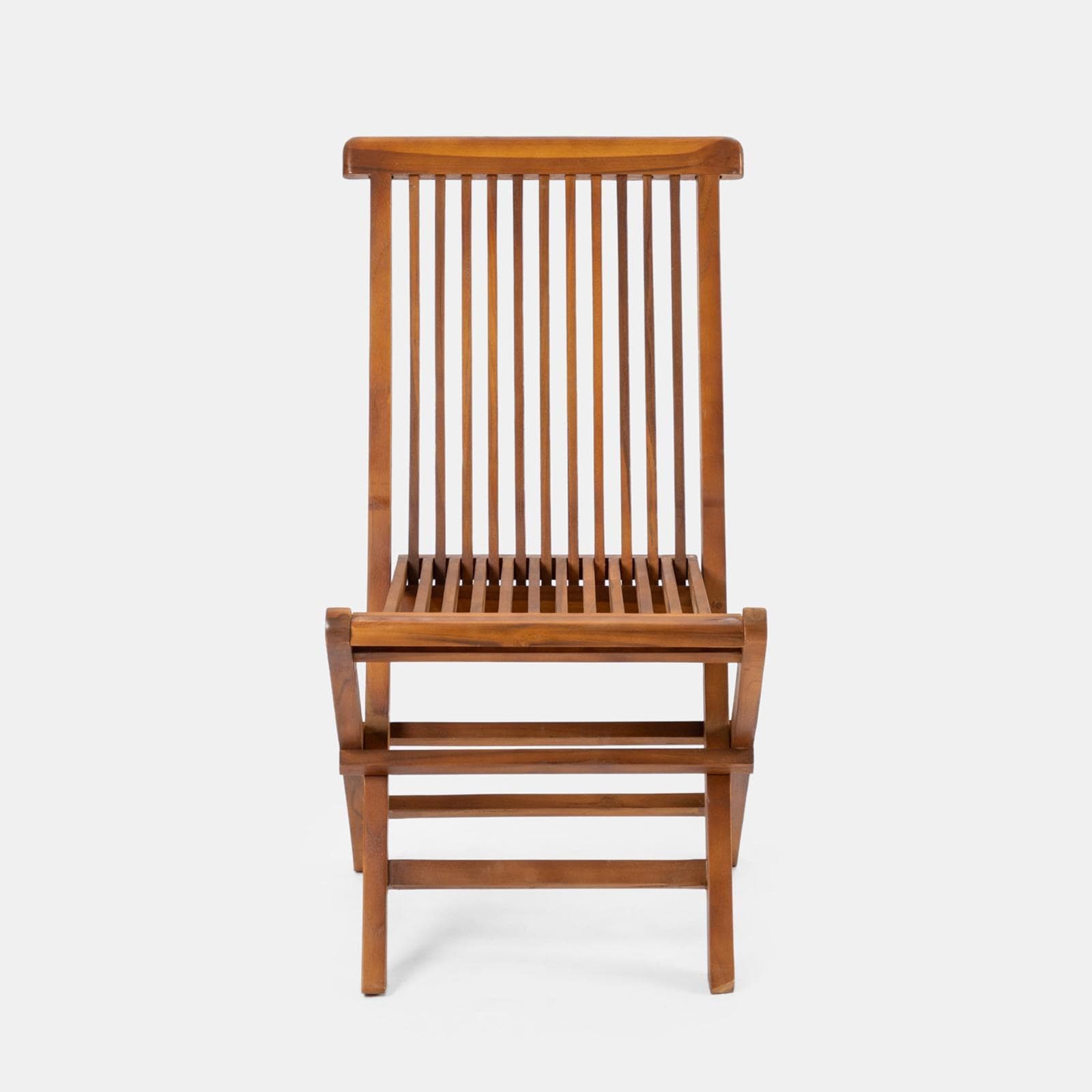 Set pranzo tavolo con top in legno di acacia 115x70 cm e 4 sedie pieghevoli in legno teak - Paja