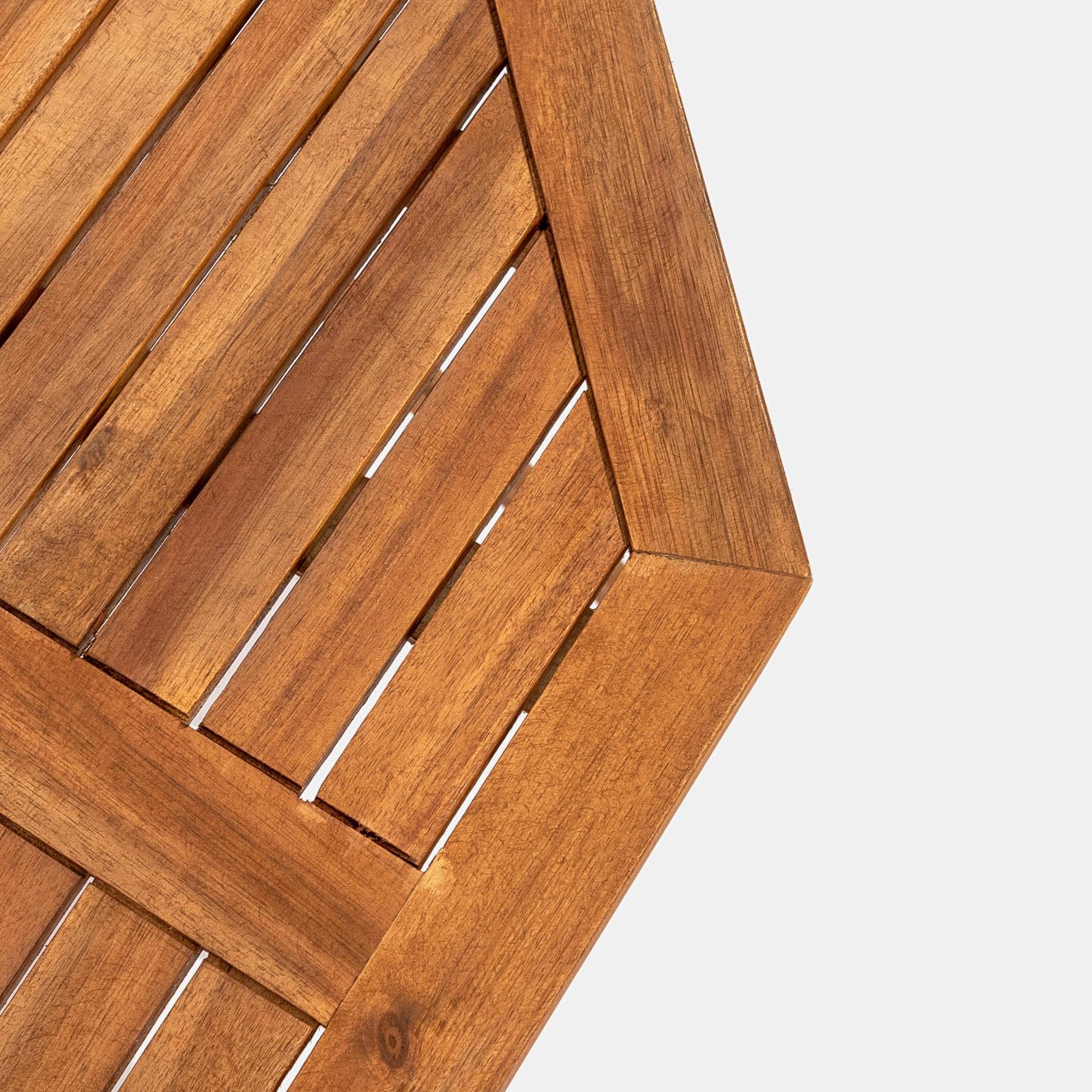 Set pranzo tavolo rotondo 100 cm e 4 sedie regista tortora in legno di acacia - Paja