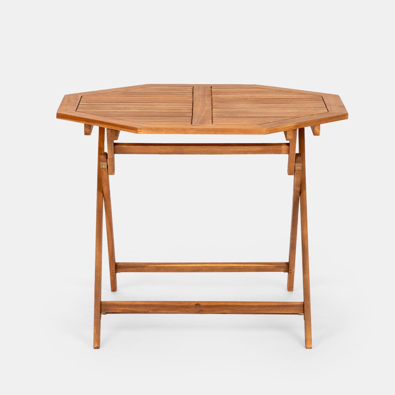 Set pranzo tavolo rotondo 100 cm e 4 sedie regista tortora in legno di acacia - Paja