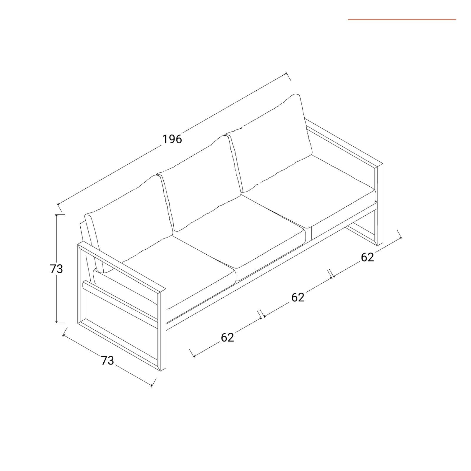 Set relax 5 posti in alluminio grigio effetto legno con tavolino da caffè e cuscini - Ohen