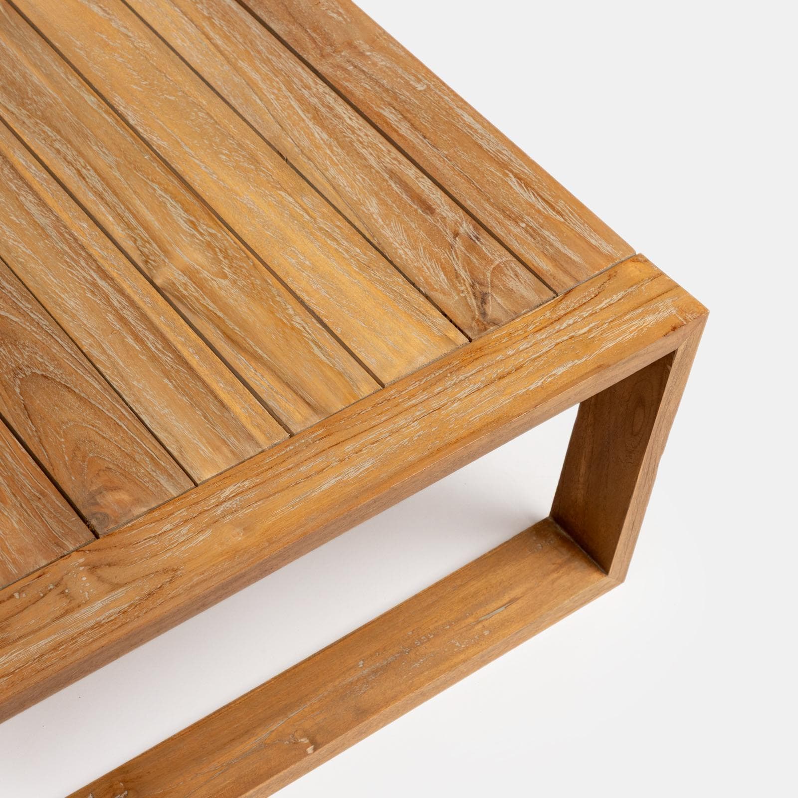 Set relax 5 posti in legno teak con cuscini grigio scuro - Cairo