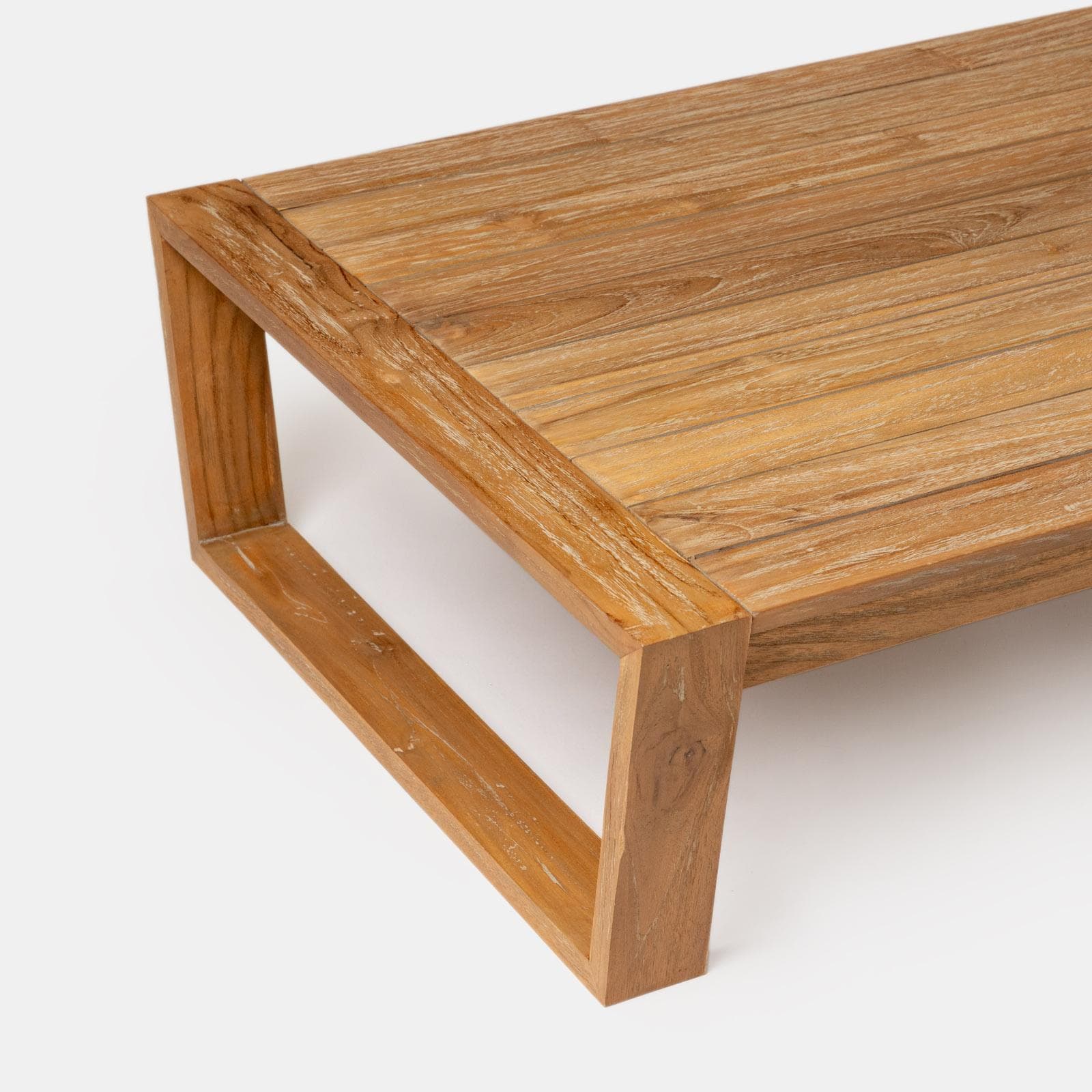 Set relax 5 posti in legno teak con cuscini grigio scuro - Cairo