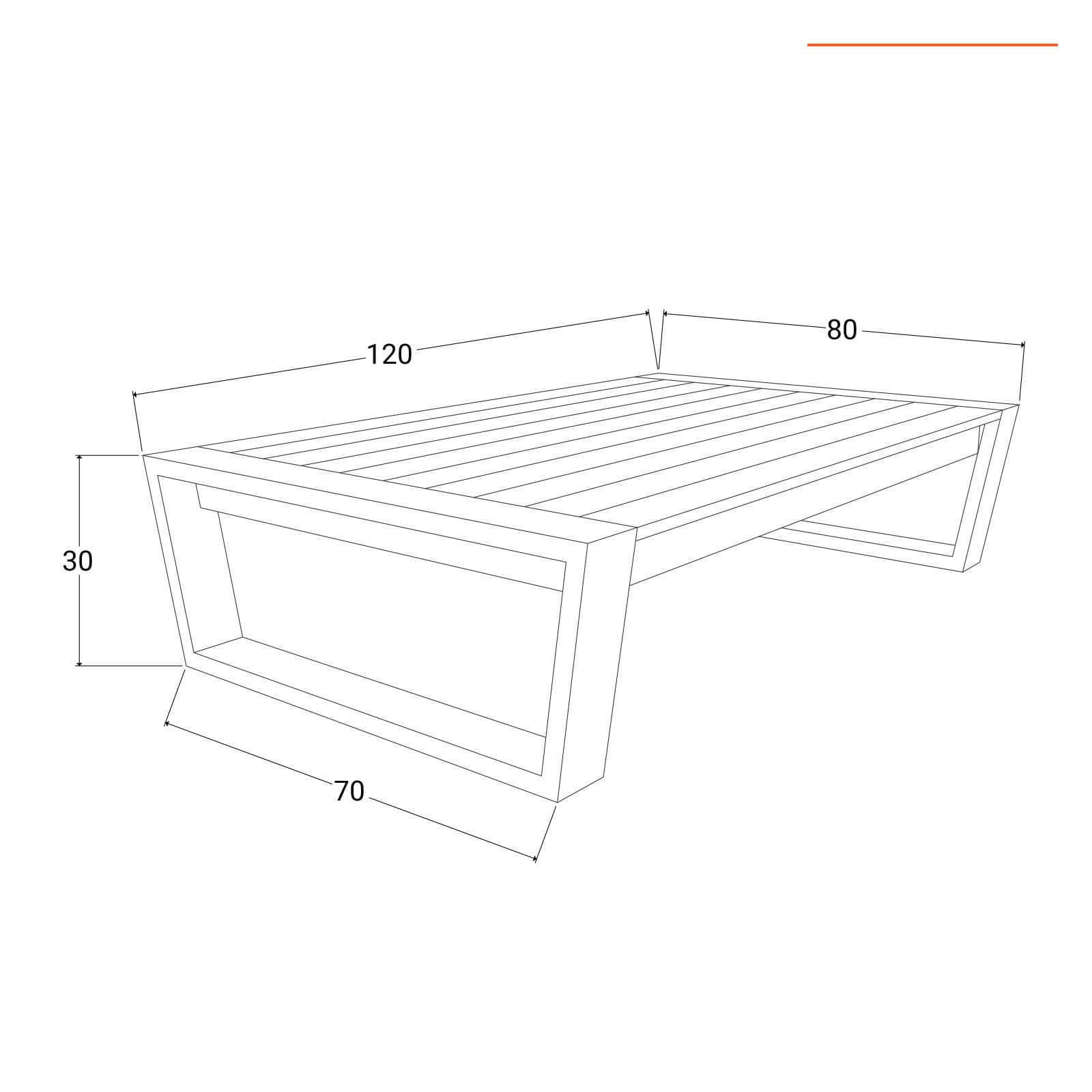 Set relax 5 posti in legno teak con cuscini grigio scuro - Cairo