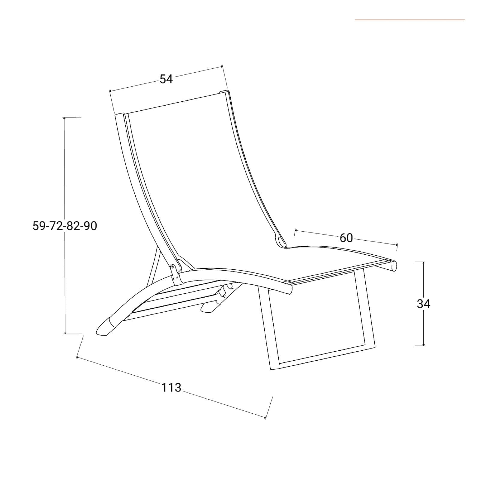 Set relax due poltrone in textilene e tavolino da caffè 44x43 cm in alluminio senape - Jonit