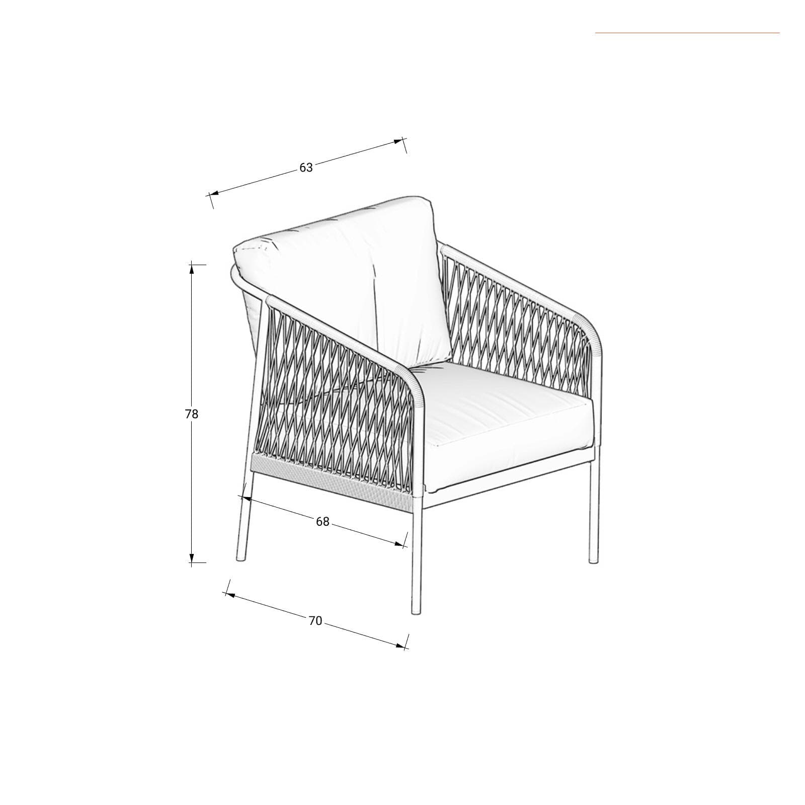 Set relax in alluminio antracite con cuscini grigi e due tavolini - Orosei