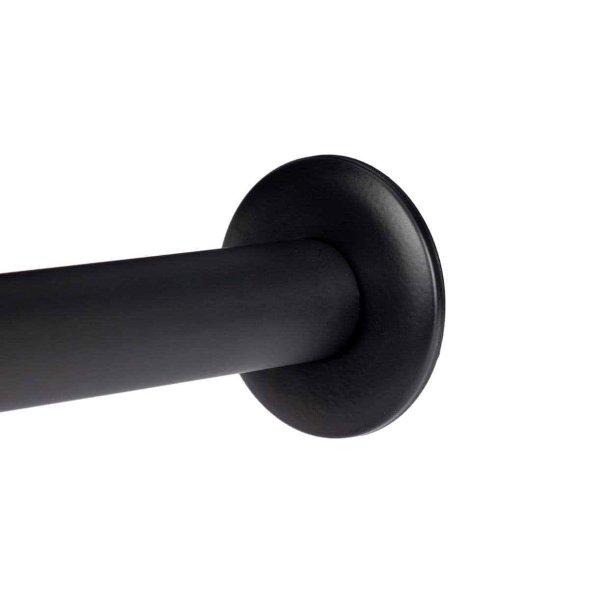 Set soffione ultraslim 20 cm con braccio doccia 28 cm nero opaco