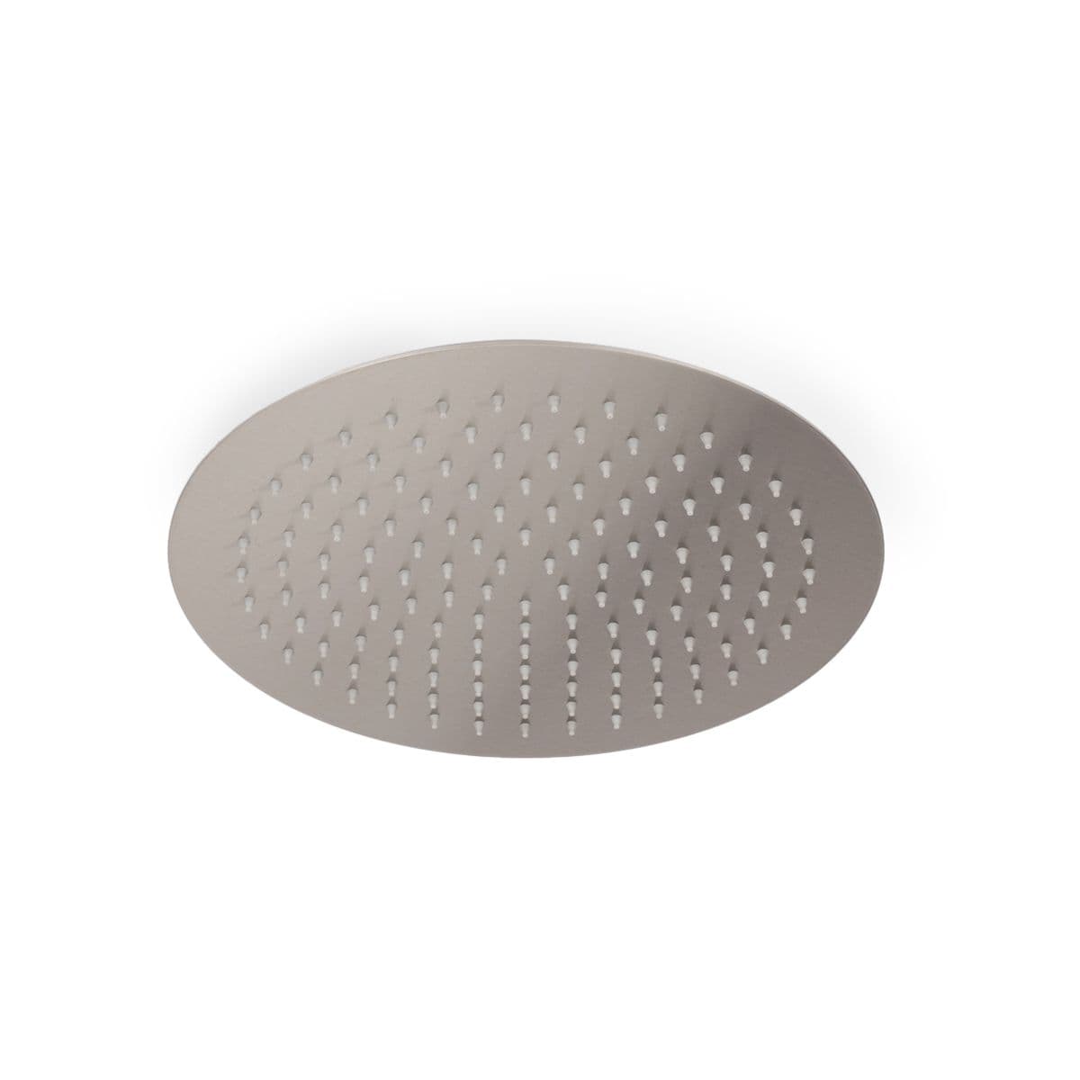 Set soffione ultraslim 25 cm con braccio doccia 40 cm spazzolato