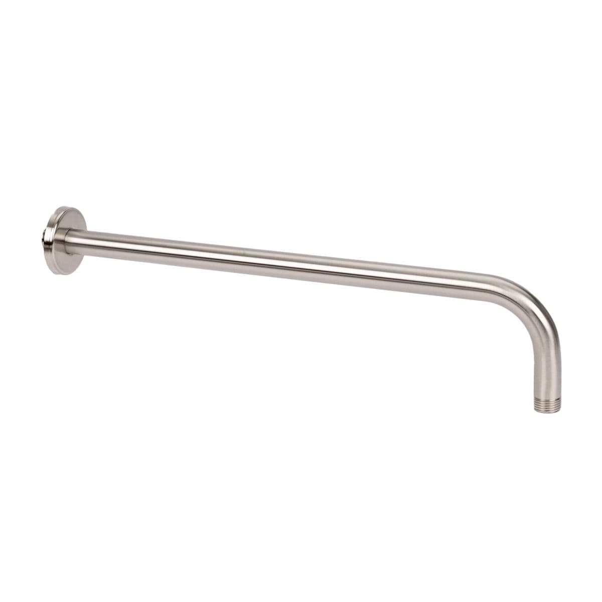 Set soffione ultraslim 25 cm con braccio doccia 40 cm spazzolato