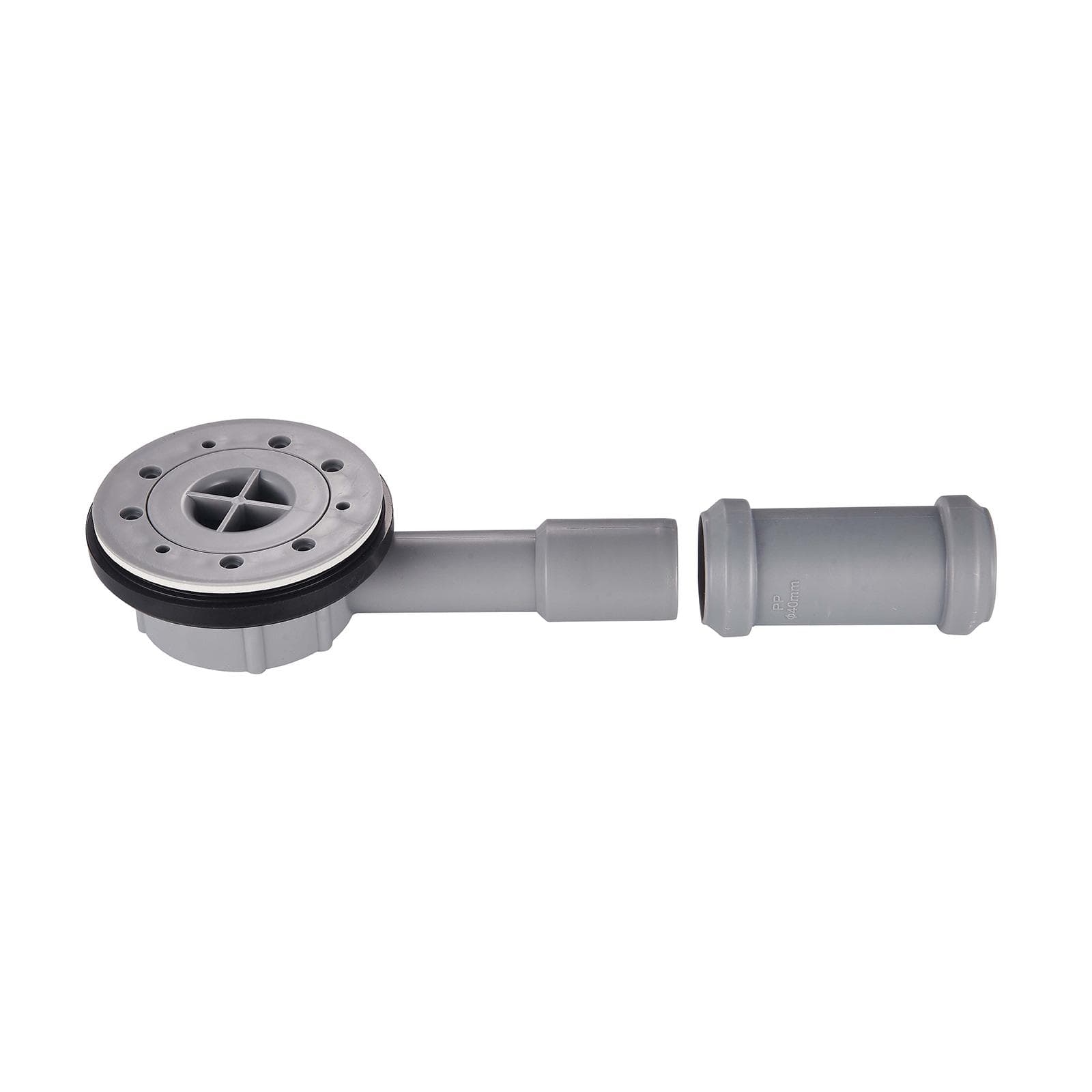 Sifone doccia in abs ispezionabile per piatti con foro d 90 mm
