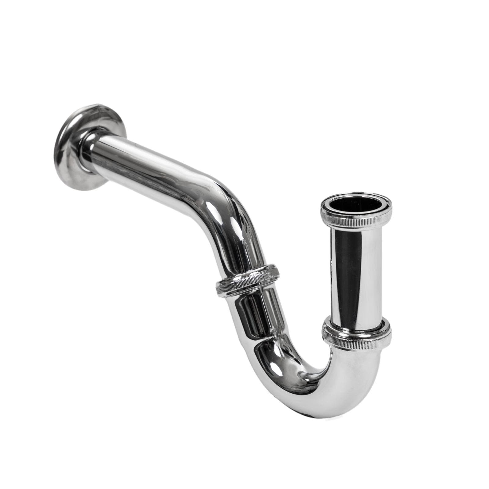 Sifone per scarico bidet con attacco standard cromo