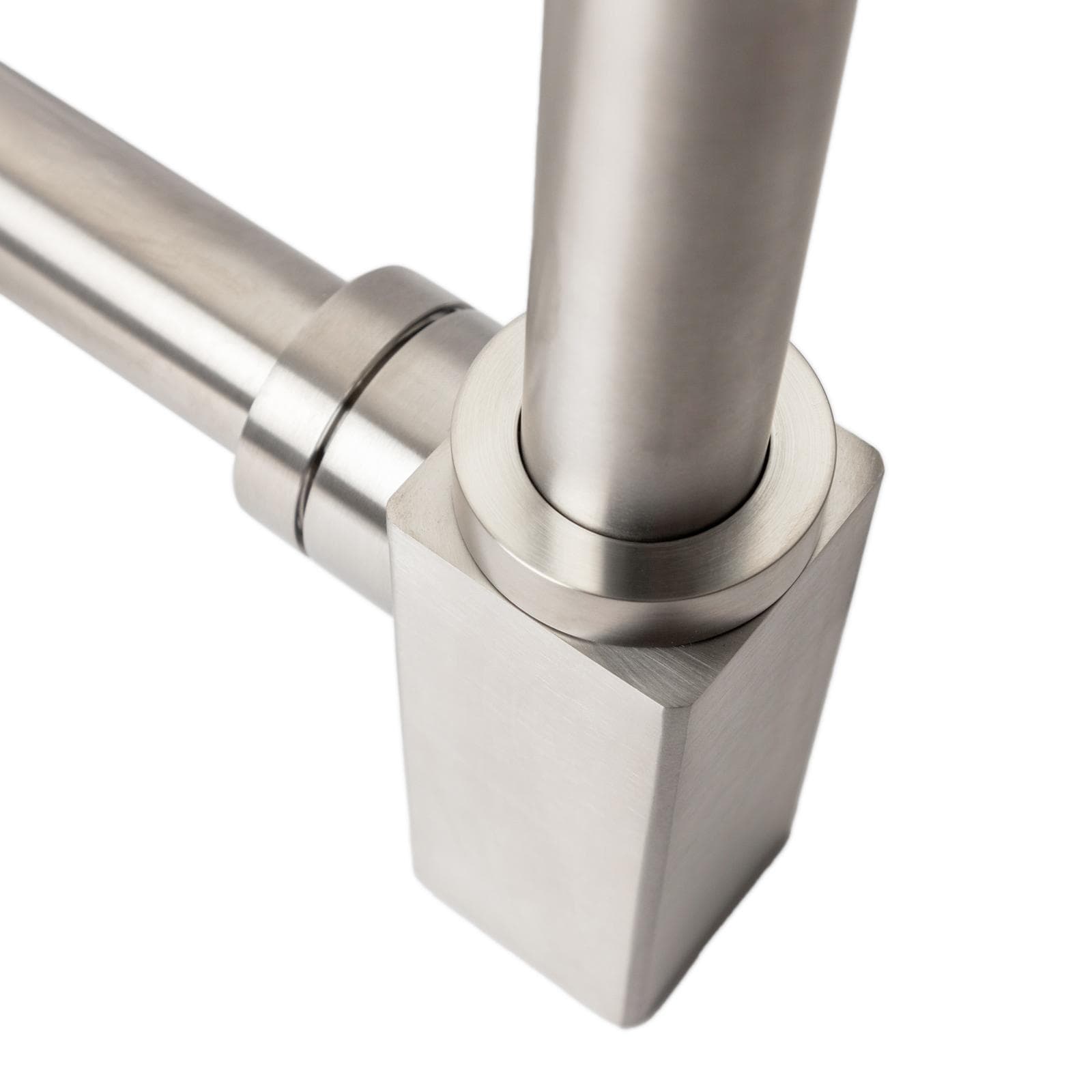 Sifone squadrato per lavabo in acciaio inox 316 satinato – Pure