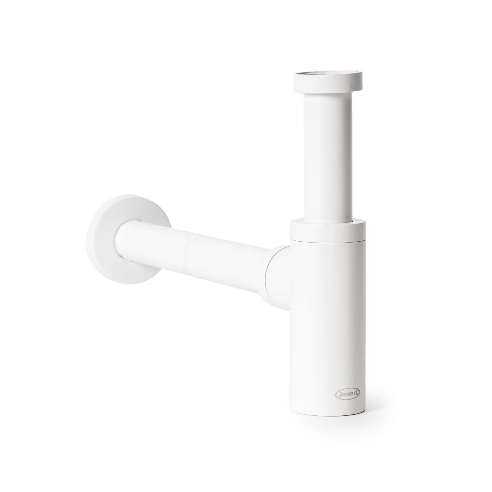 Sifone tondo a bottiglia in ottone bianco opaco - Jacuzzi Rubinetteria