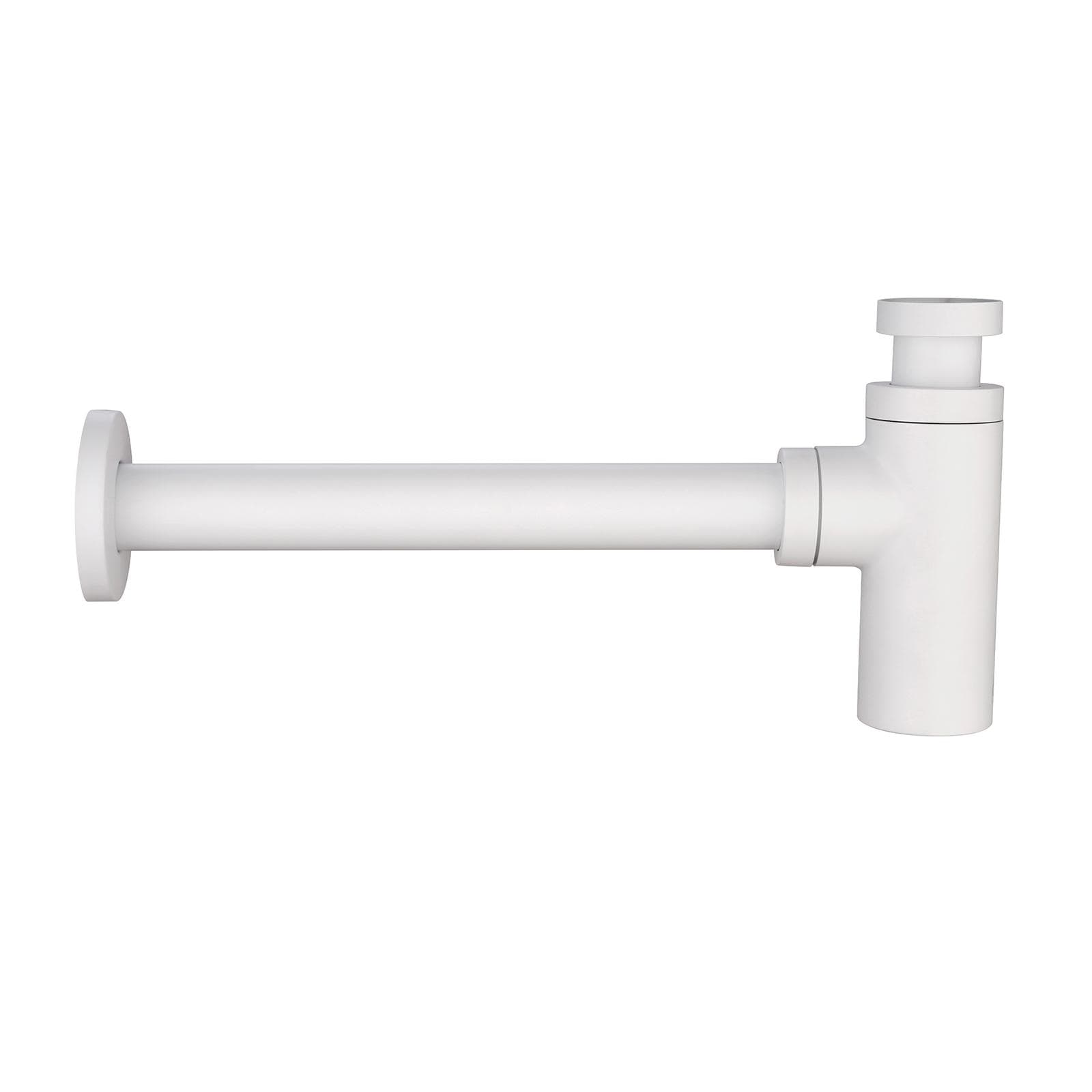 Sifone tondo a bottiglia in ottone bianco opaco - Jacuzzi Rubinetteria