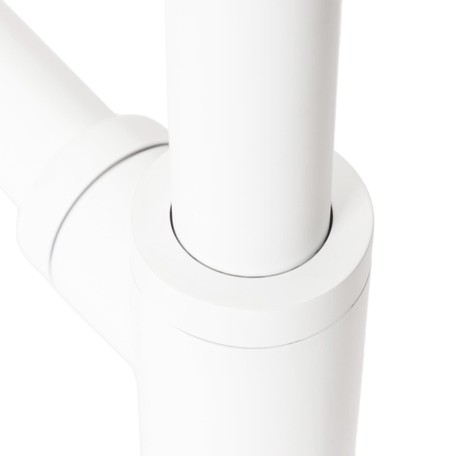 Sifone tondo a bottiglia in ottone bianco opaco - Jacuzzi Rubinetteria