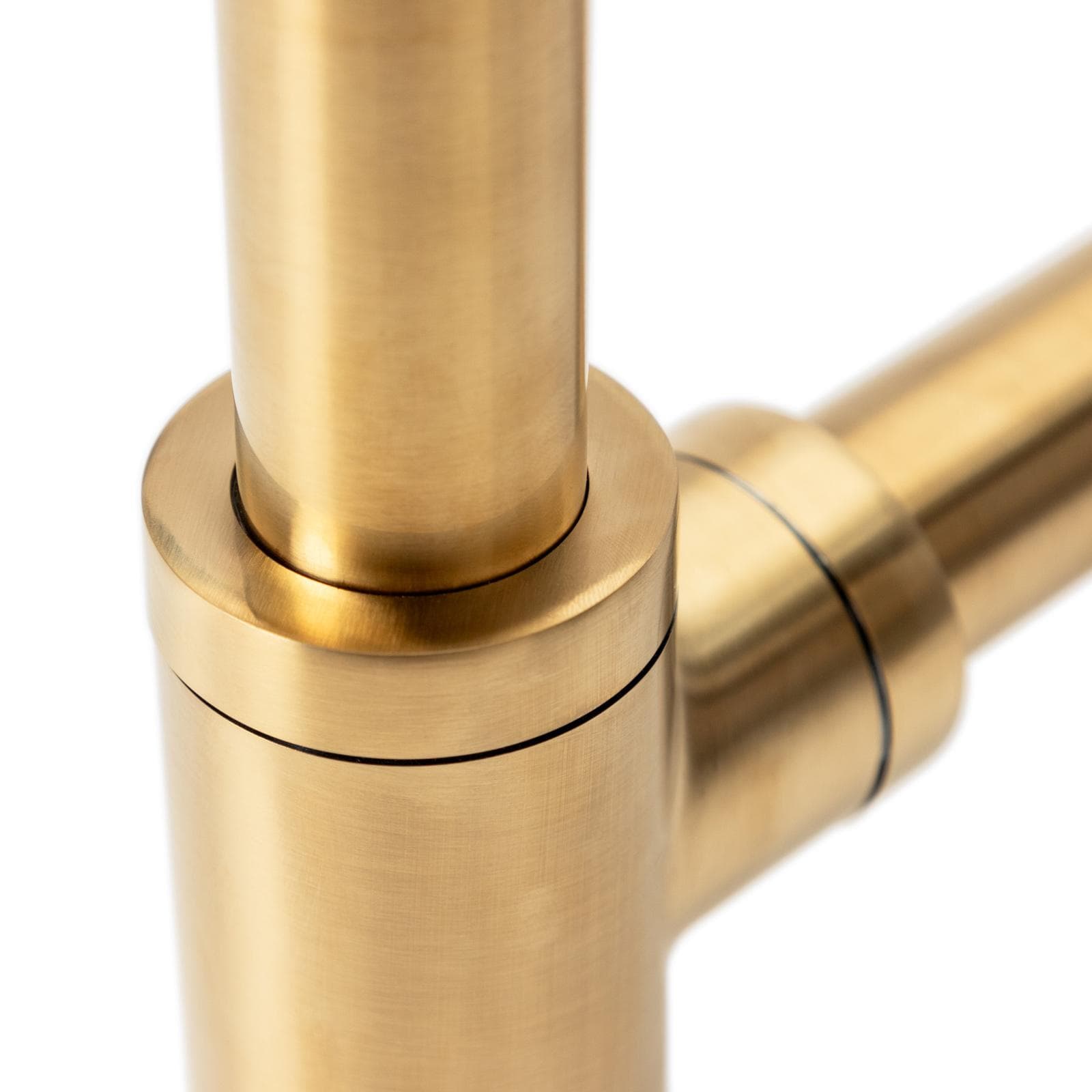 Sifone tondo a bottiglia in ottone oro - Jacuzzi