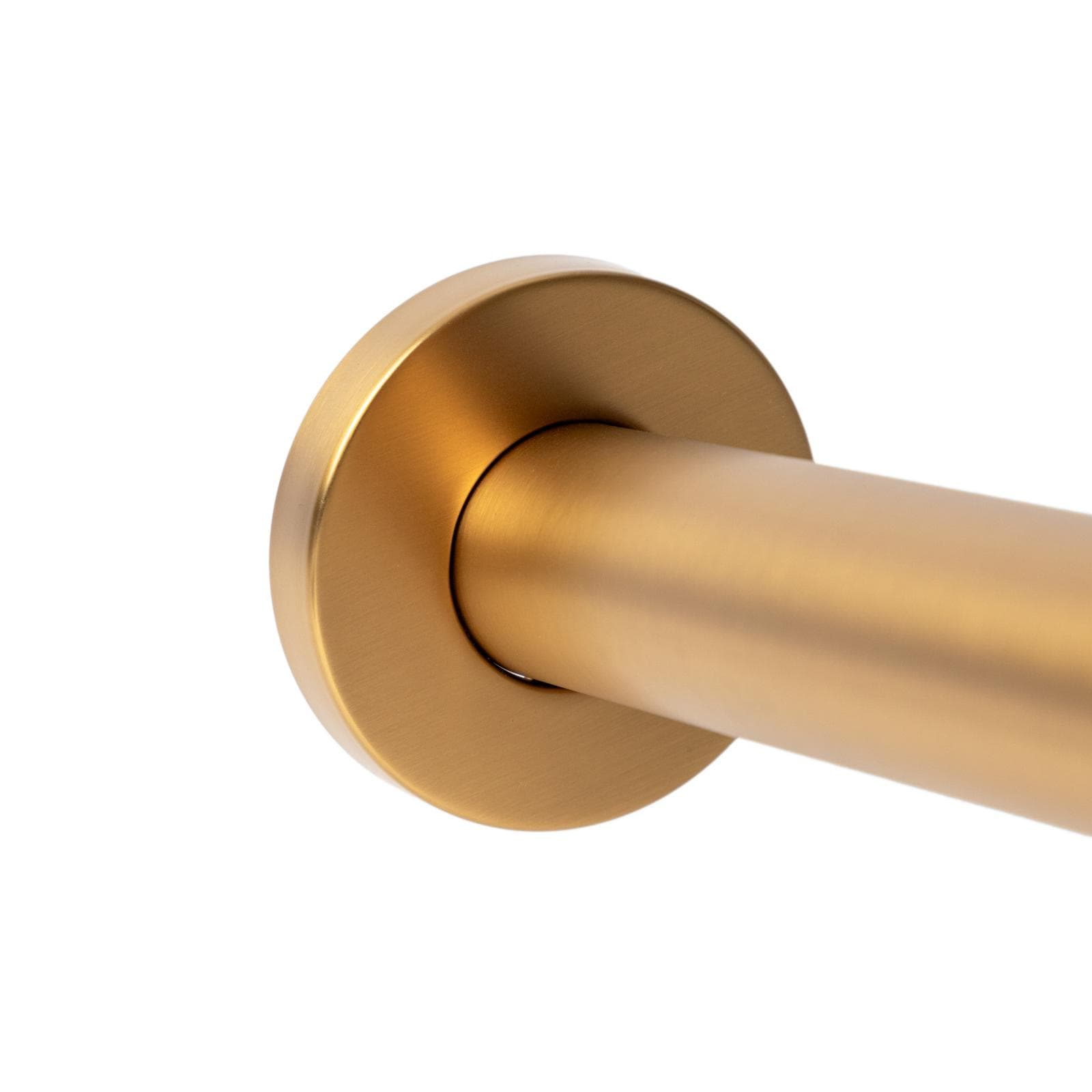 Sifone tondo per lavabo sospeso o appoggio in ottone oro spazzolato