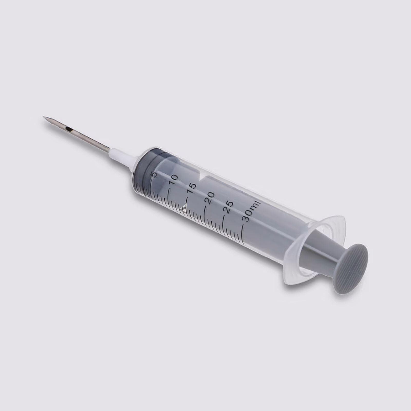 Siringa da pasticceria 30 ml in polipropilene trasparente e grigio