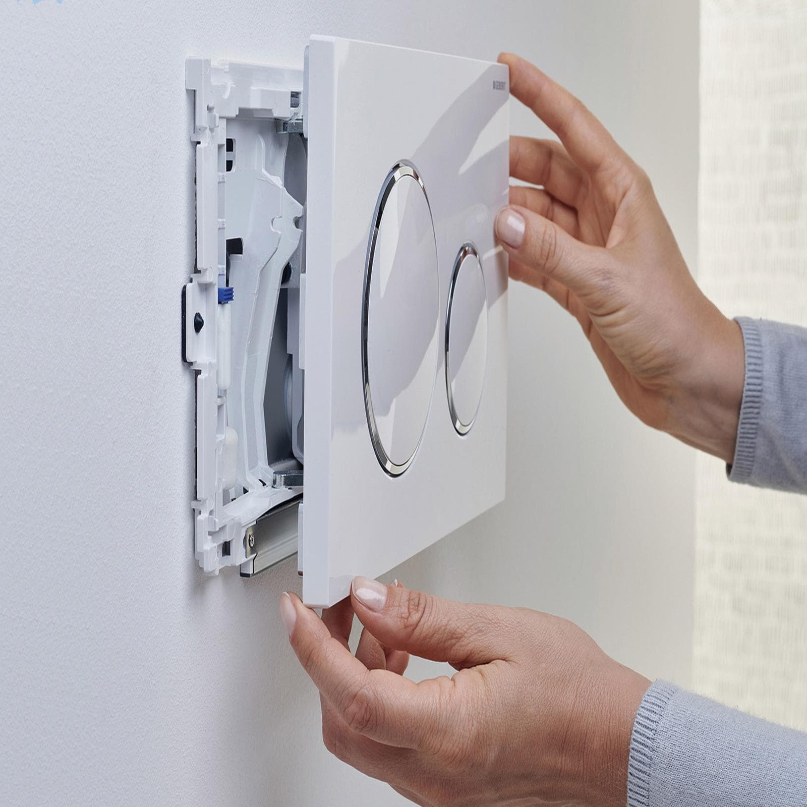 Sistema igienizzante bagno DuoFresh di Geberit per cassette incasso Sigma con 8 stick