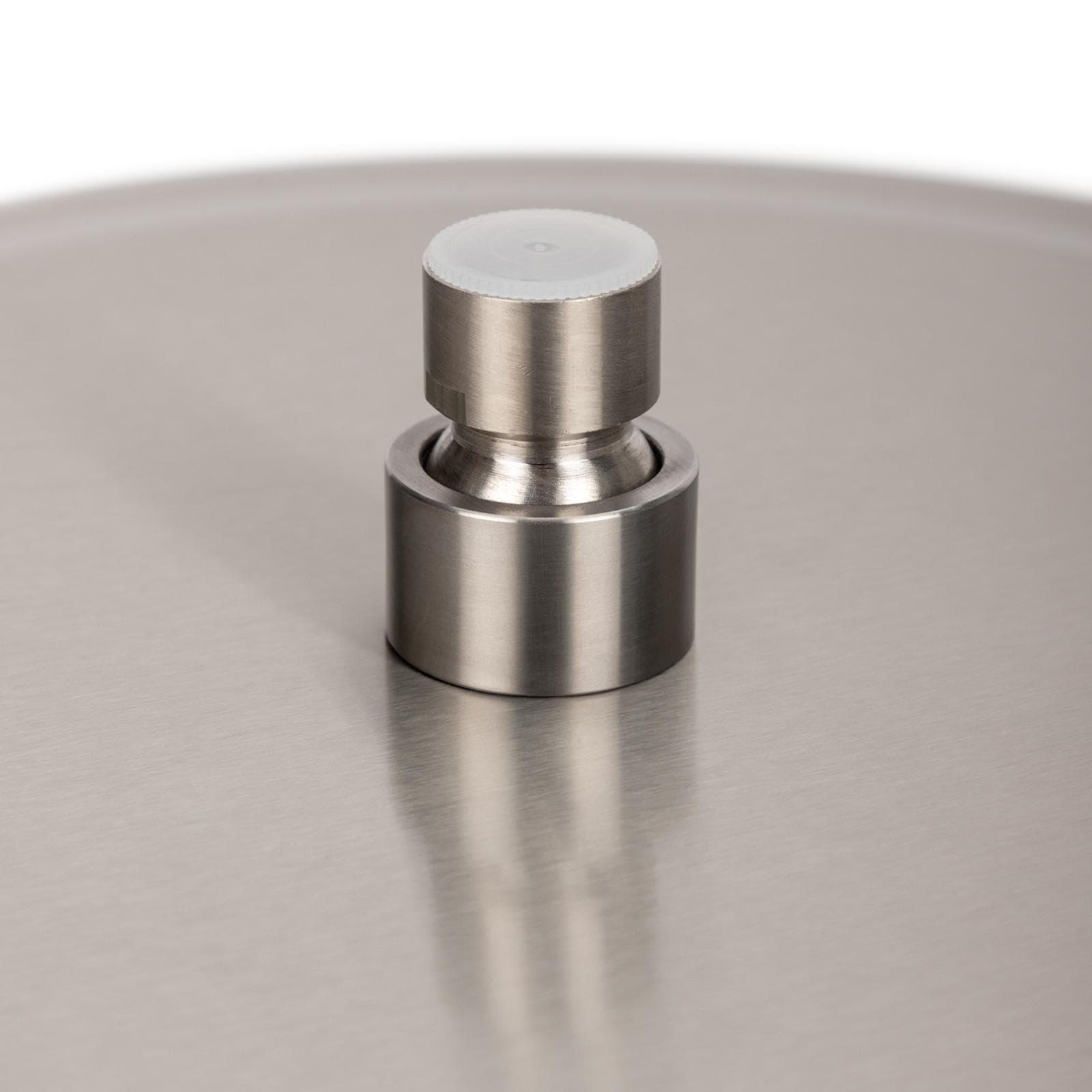 Soffione Ø 30 cm ultrasottile in acciaio inox satinato