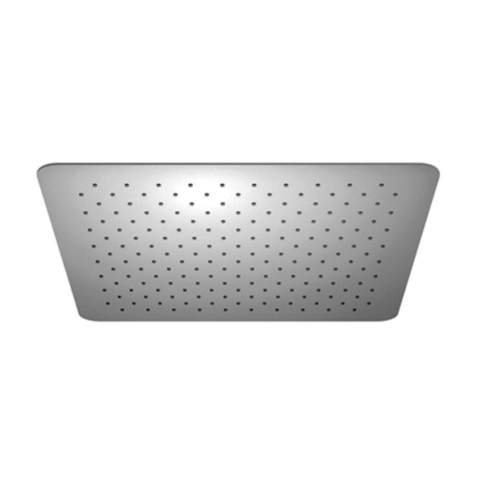 Soffione anticalcare Jacuzzi - Rubinetteria 20x20 cm in acciaio inox design ultraslim per braccio doccia
