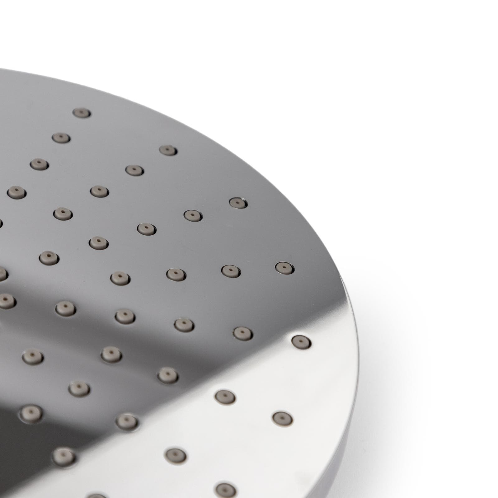 Soffione doccia Ø20 cm cromato anticalcare con snodo orientabile