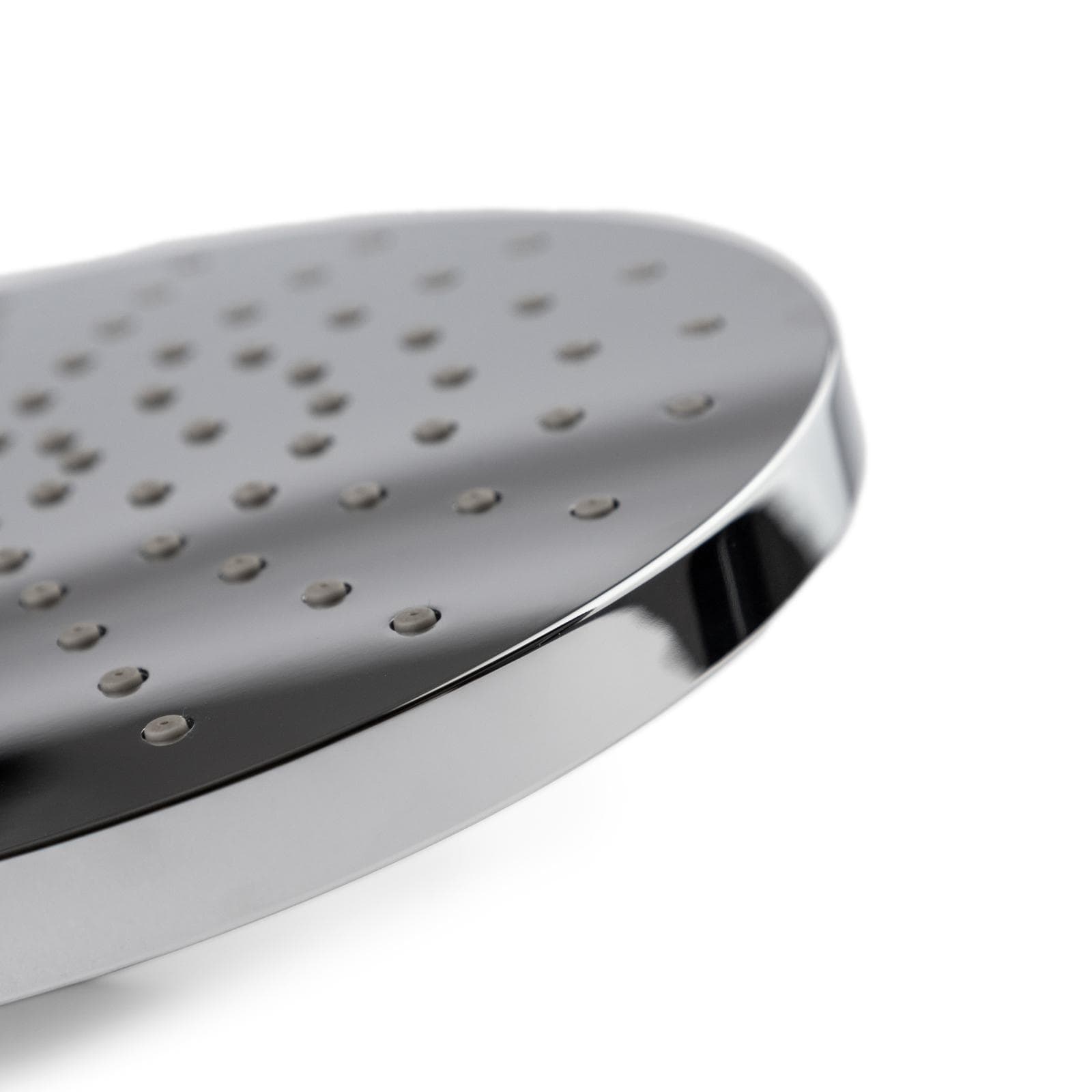 Soffione doccia Ø20 cm cromato anticalcare con snodo orientabile