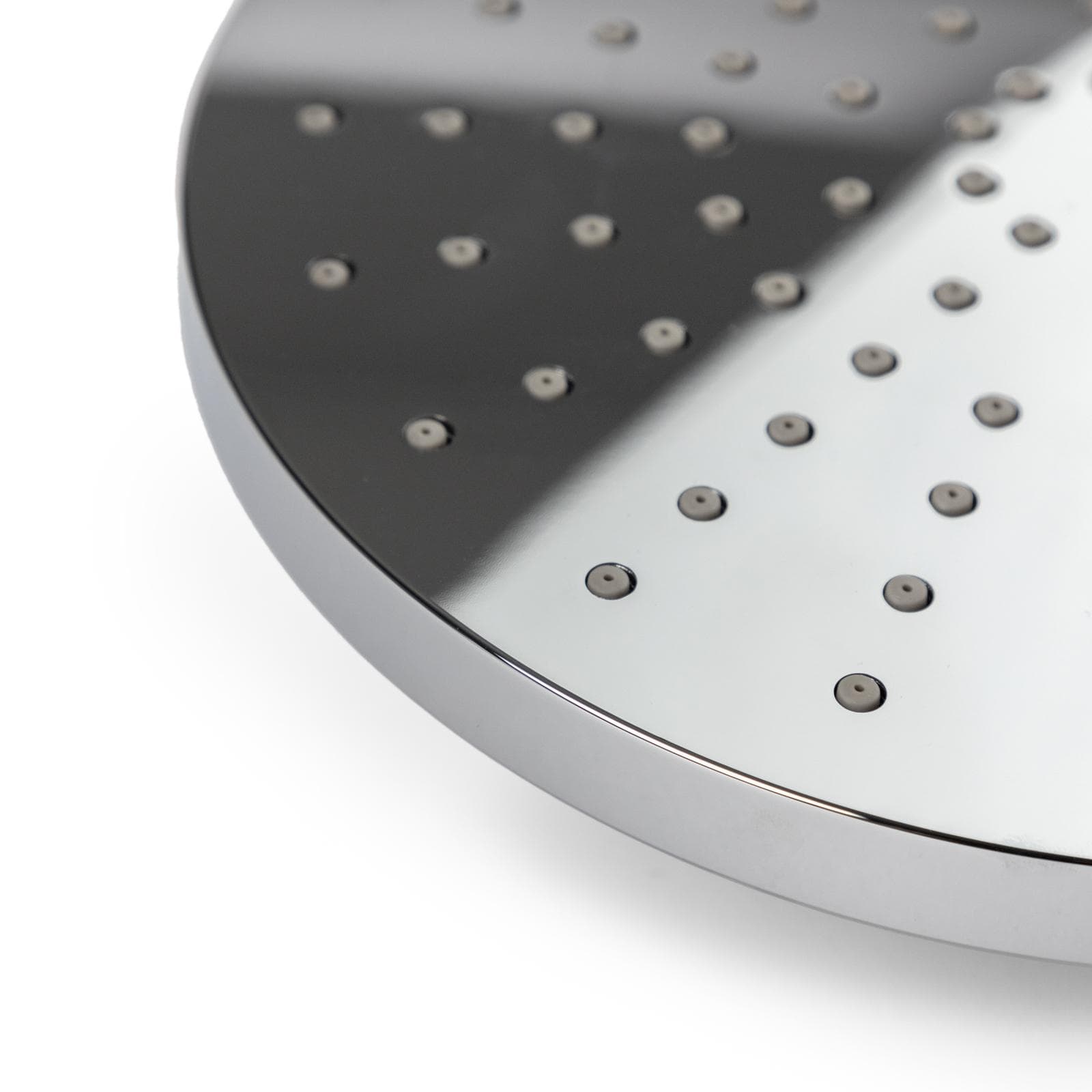Soffione doccia Ø20 cm cromato anticalcare con snodo orientabile