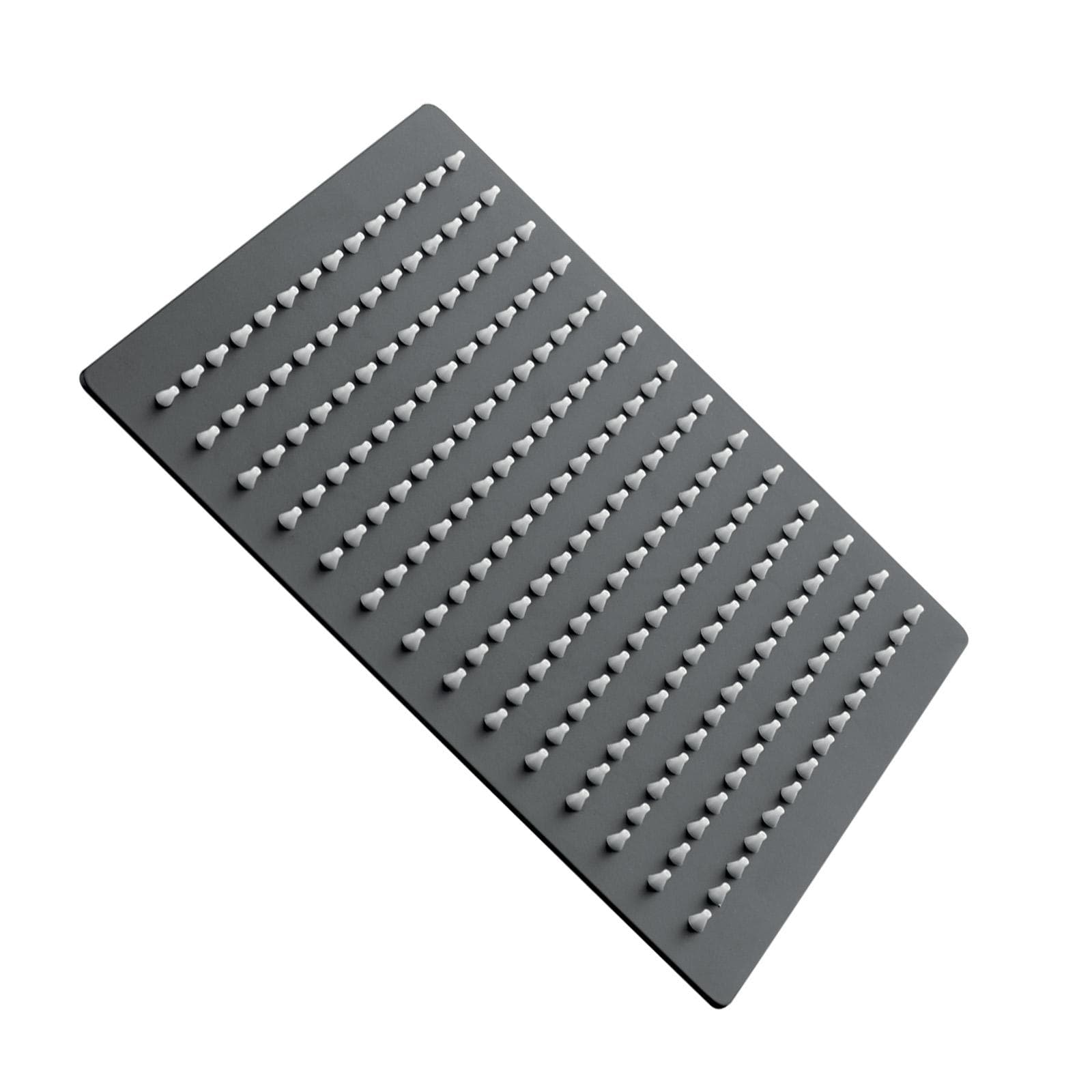 Soffione doccia quadrato 20 cm e braccio 30 cm anticalcare Jacuzzi - Rubinetteria