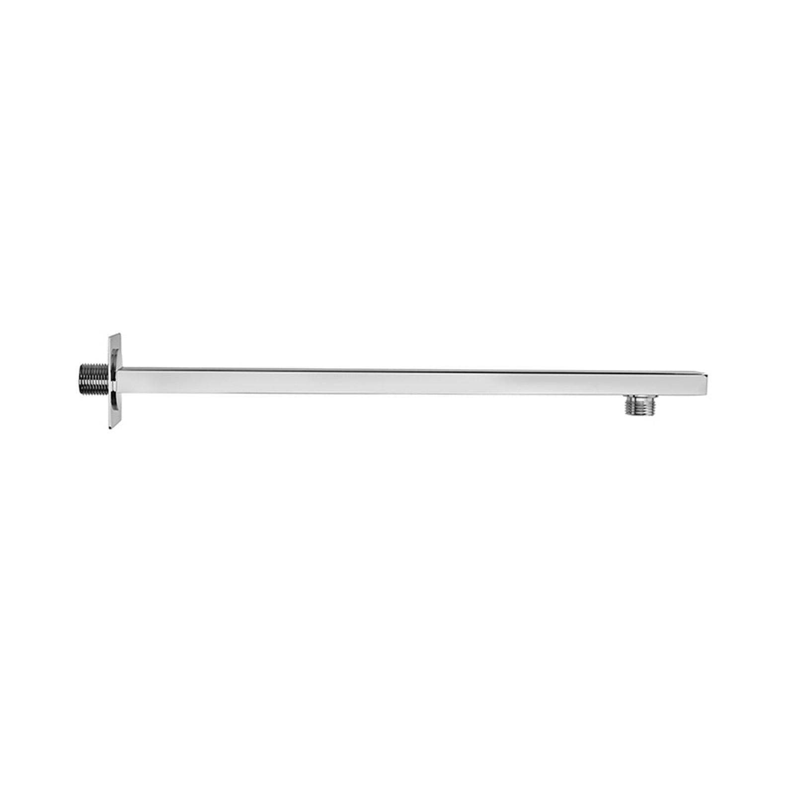 Soffione doccia rettangolare 30x20 cm e braccio 40 cm anticalcare Jacuzzi - Rubinetteria